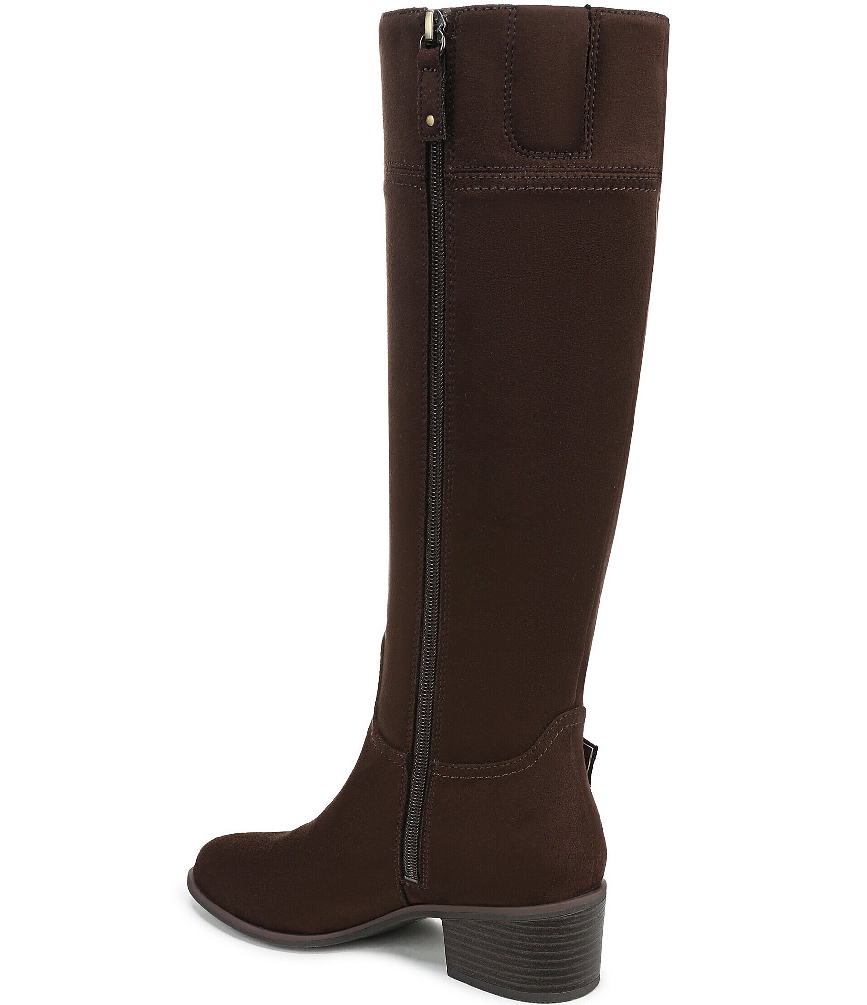Dr. Scholl's Adeline Micro Suede Buckle Hardware Tall Boots