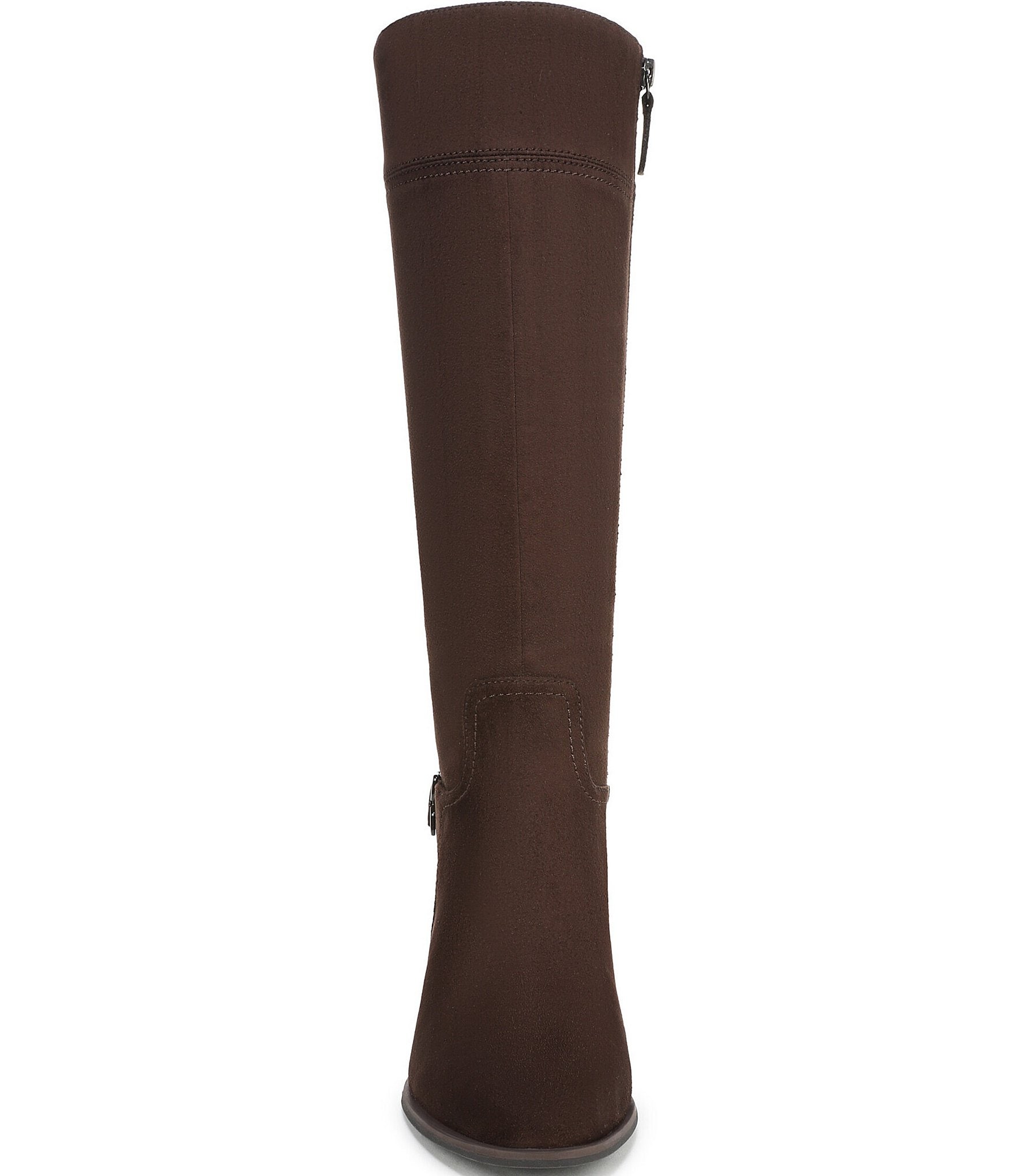 Dr. Scholl's Adeline Micro Suede Buckle Hardware Tall Boots