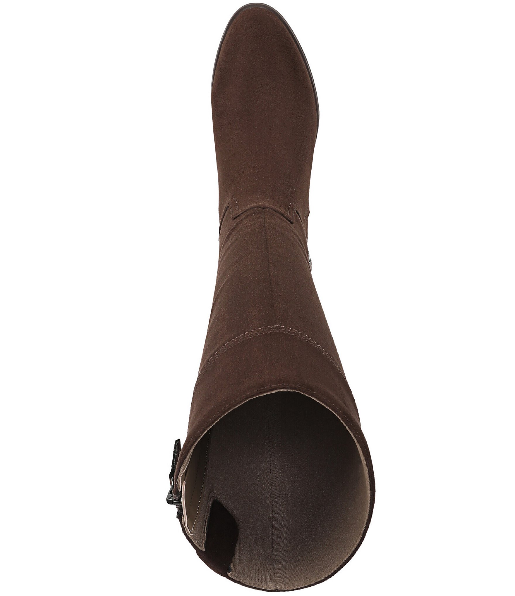 Dr. Scholl's Adeline Micro Suede Buckle Hardware Tall Boots