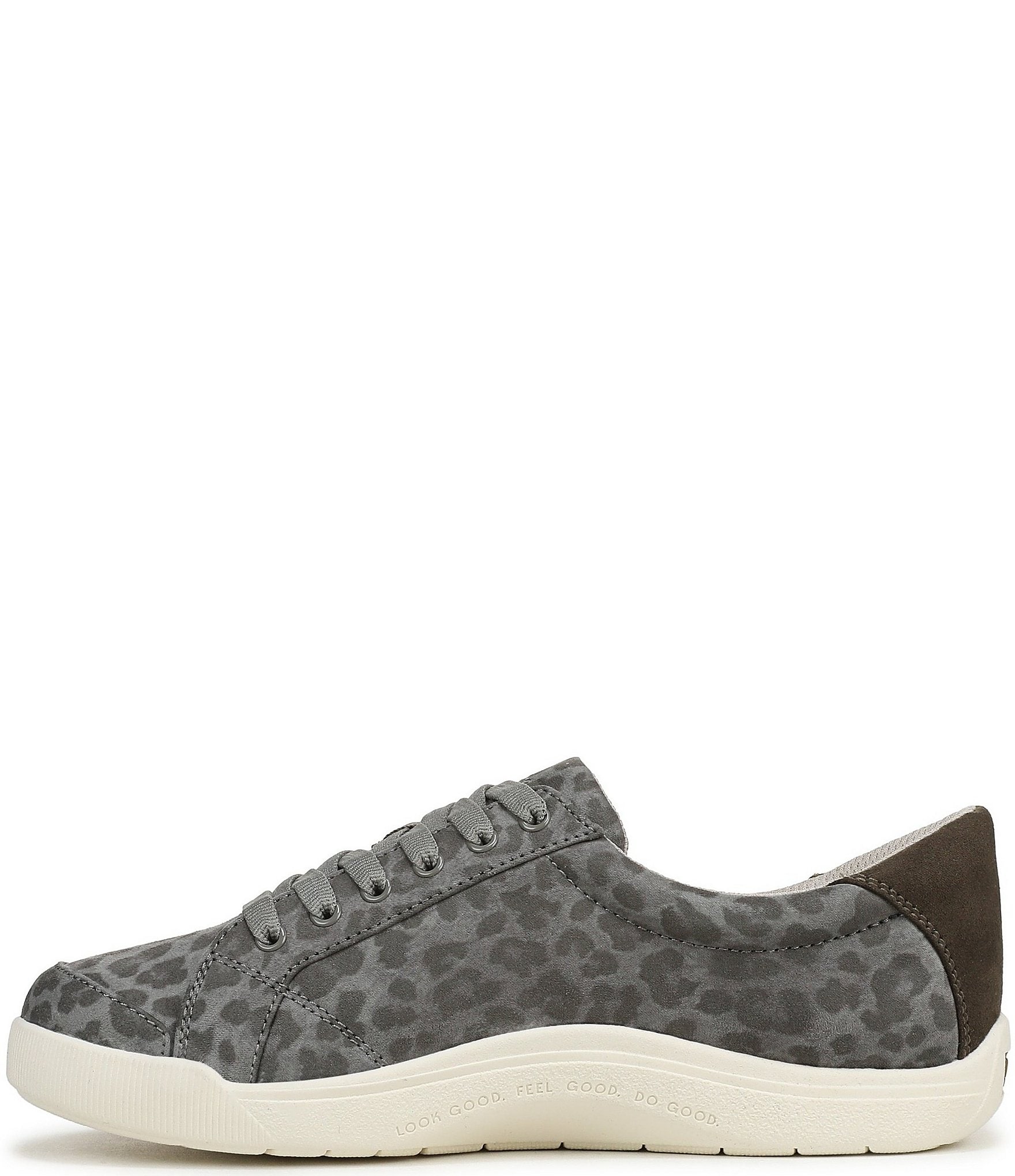 Dr. Scholl's Be Bright Leopard Print Canvas Low Profile Sneakers