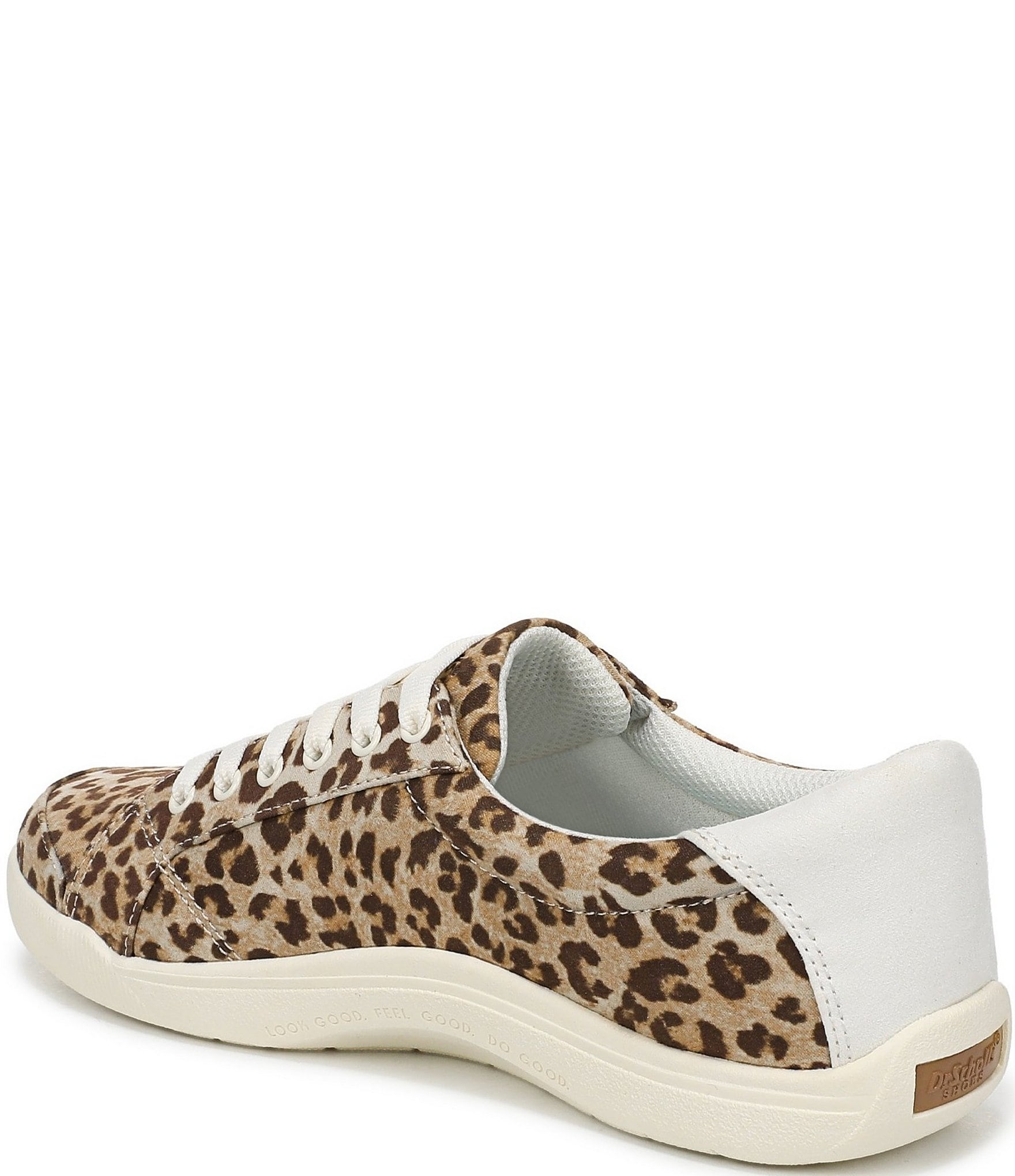 Dr. Scholl's Be Bright Leopard Print Canvas Low Profile Sneakers