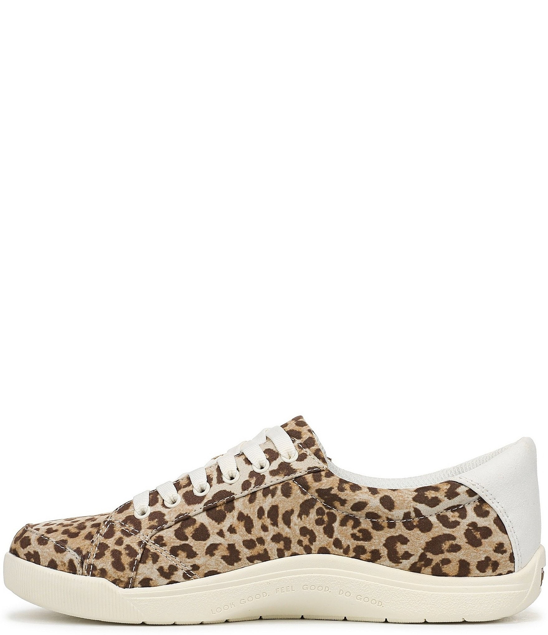 Dr. Scholl's Be Bright Leopard Print Canvas Low Profile Sneakers