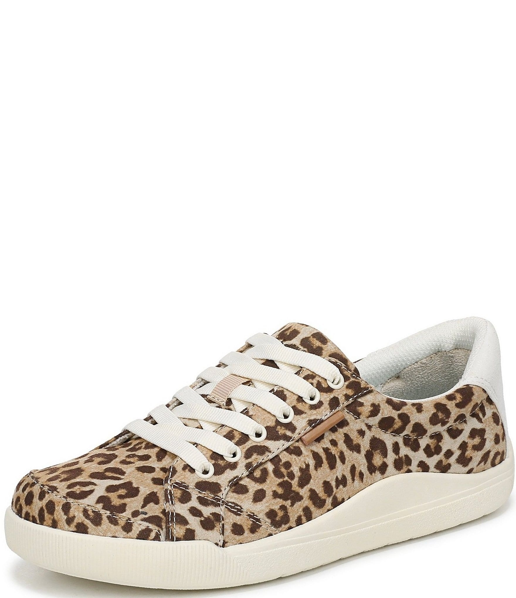 Dr. Scholl's Be Bright Leopard Print Canvas Low Profile Sneakers