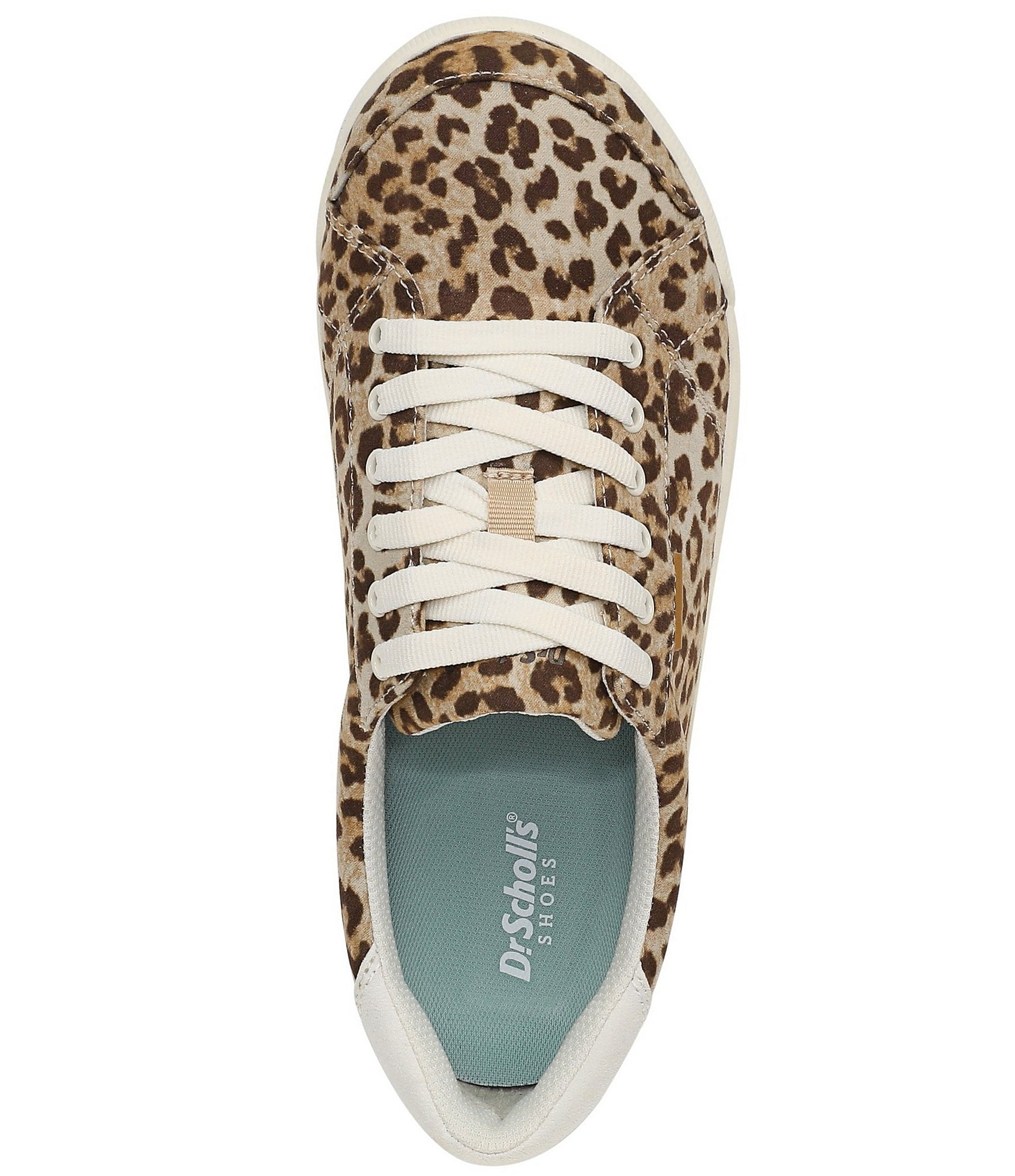 Dr. Scholl's Be Bright Leopard Print Canvas Low Profile Sneakers