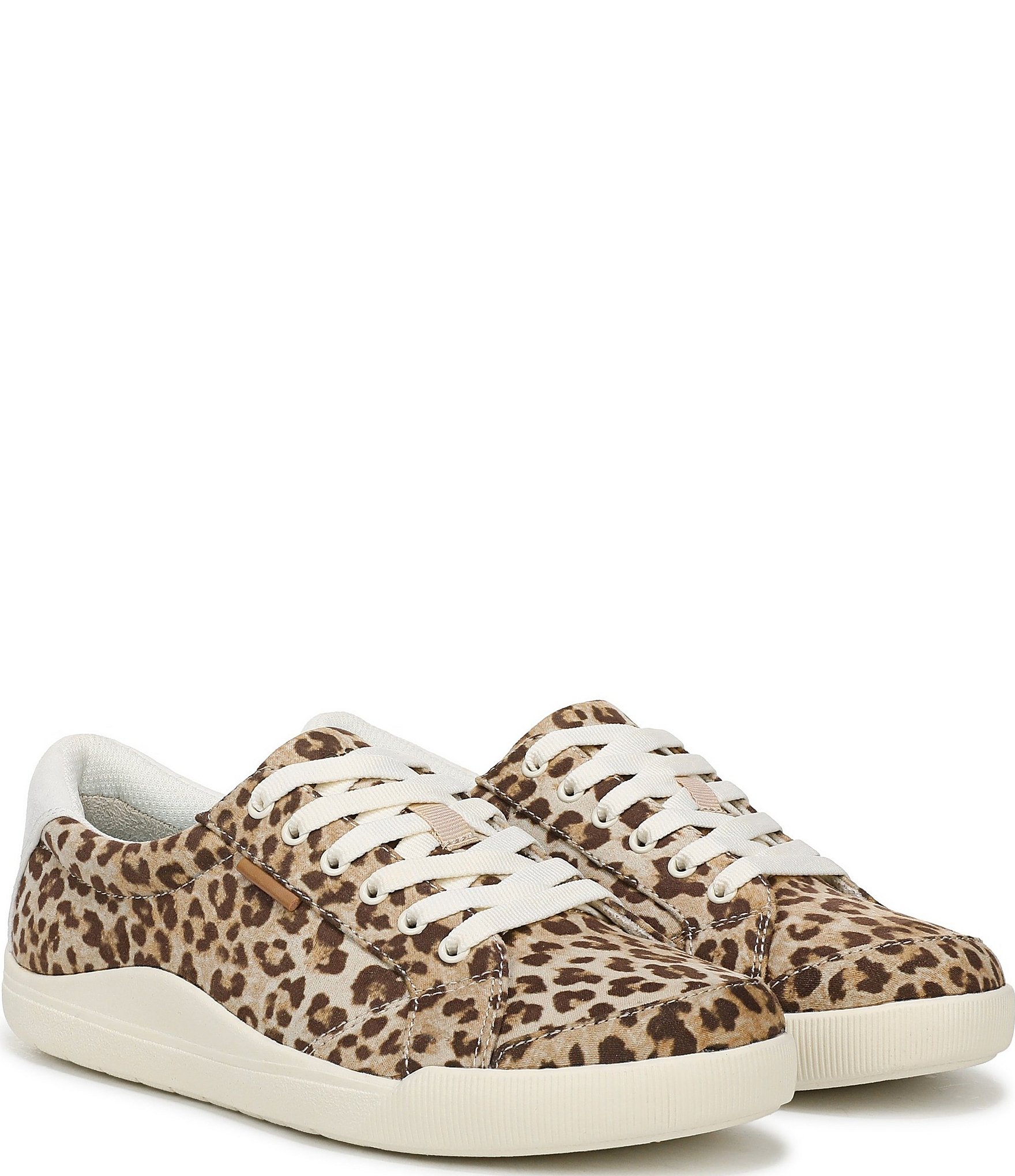 Dr. Scholl's Be Bright Leopard Print Canvas Low Profile Sneakers