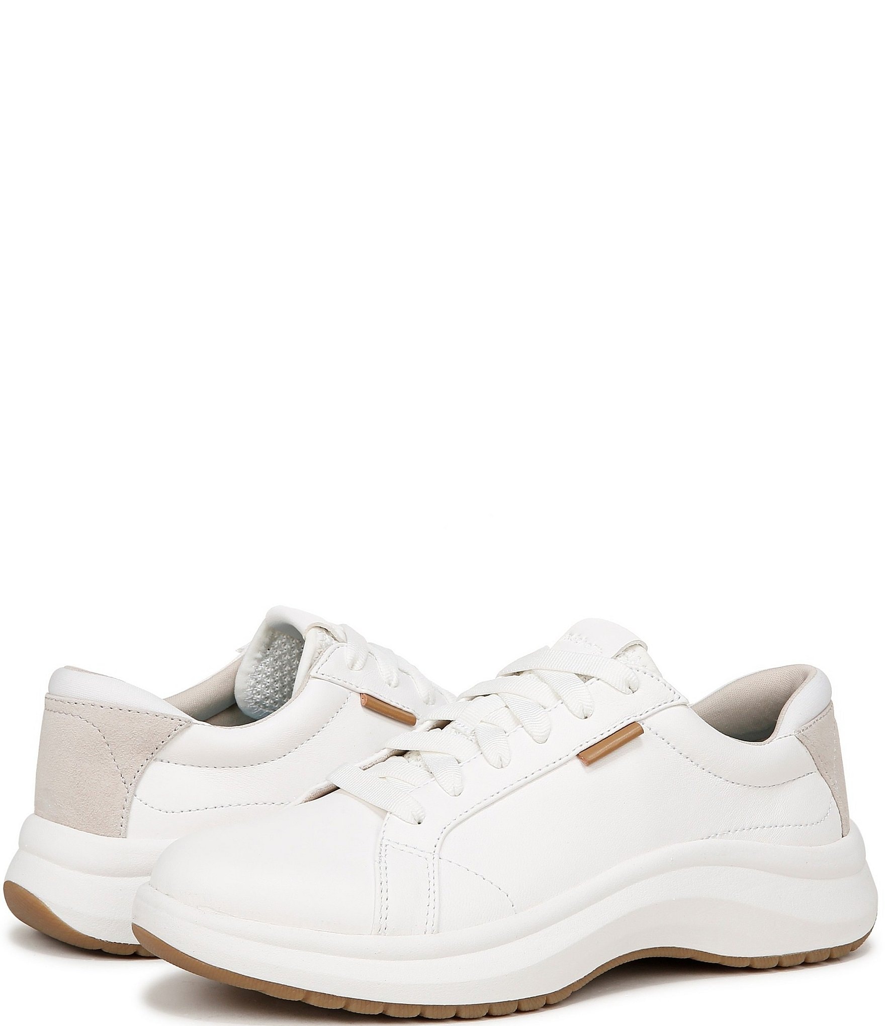 Dr. Scholl's Feel Good Plantar Fasciitis Leather Lace Up Sneakers