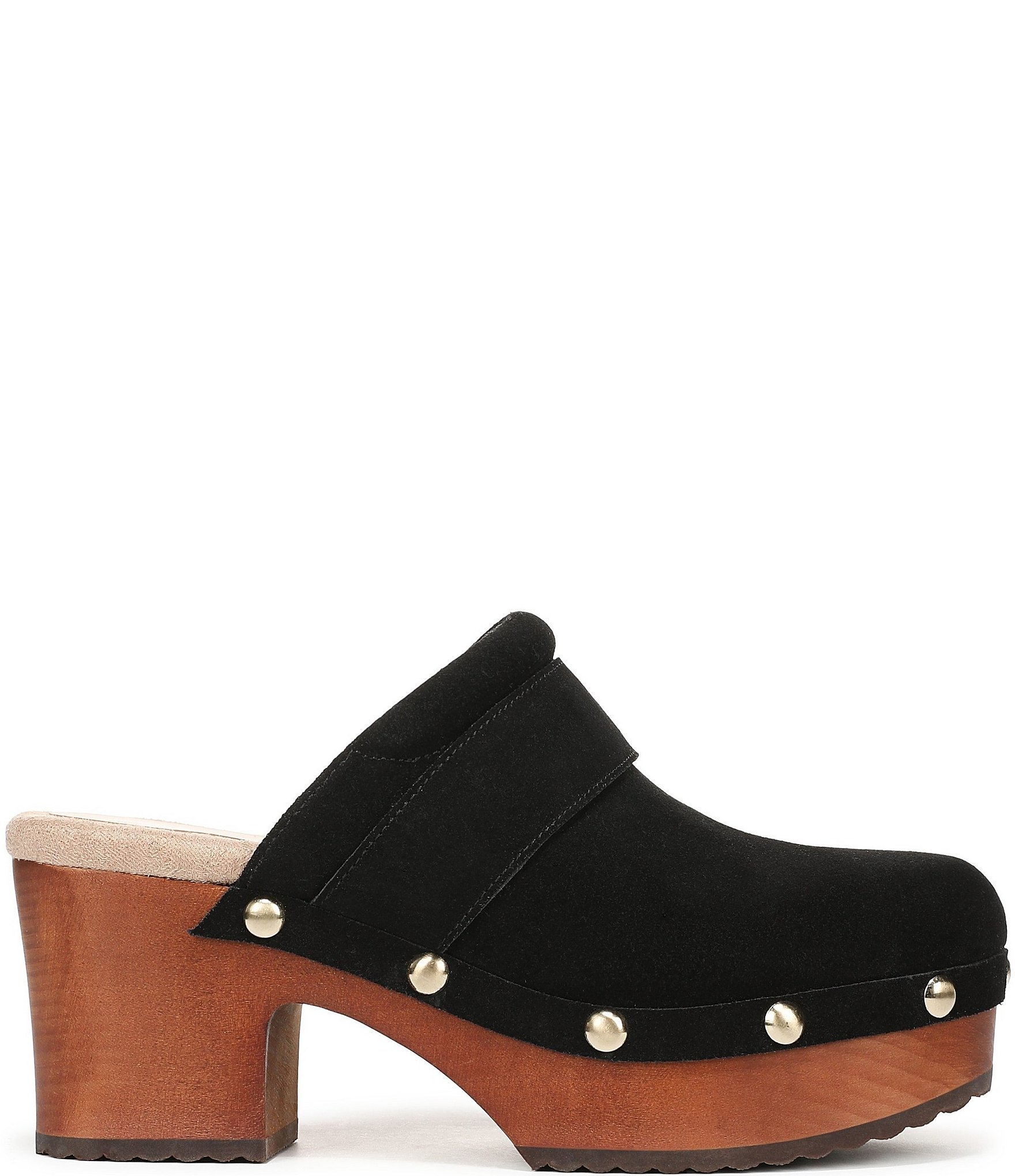Dr. Scholl's Original Feels Suede Studded Platform Clogs