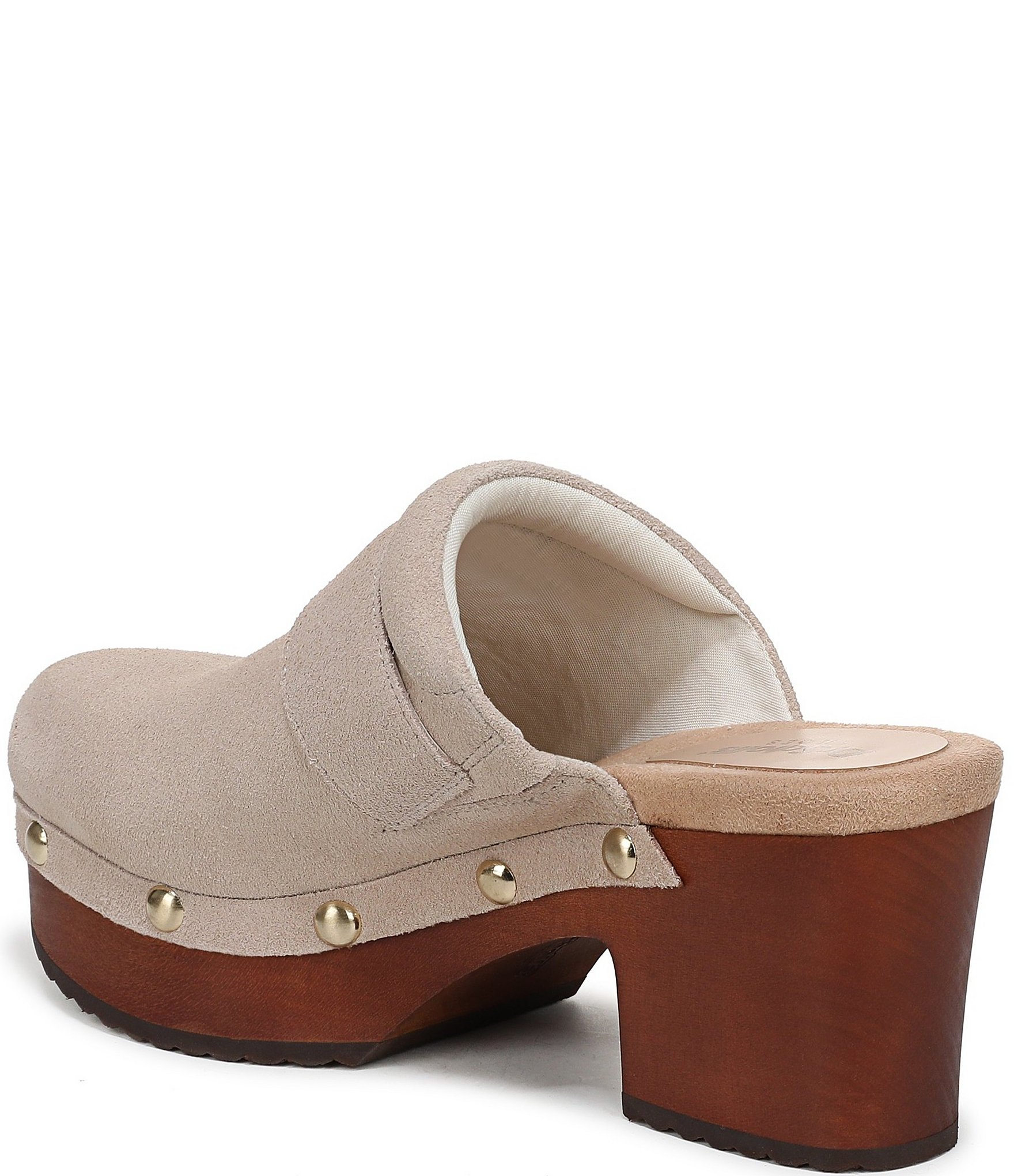 Dr. Scholl's Original Feels Suede Studded Platform Clogs