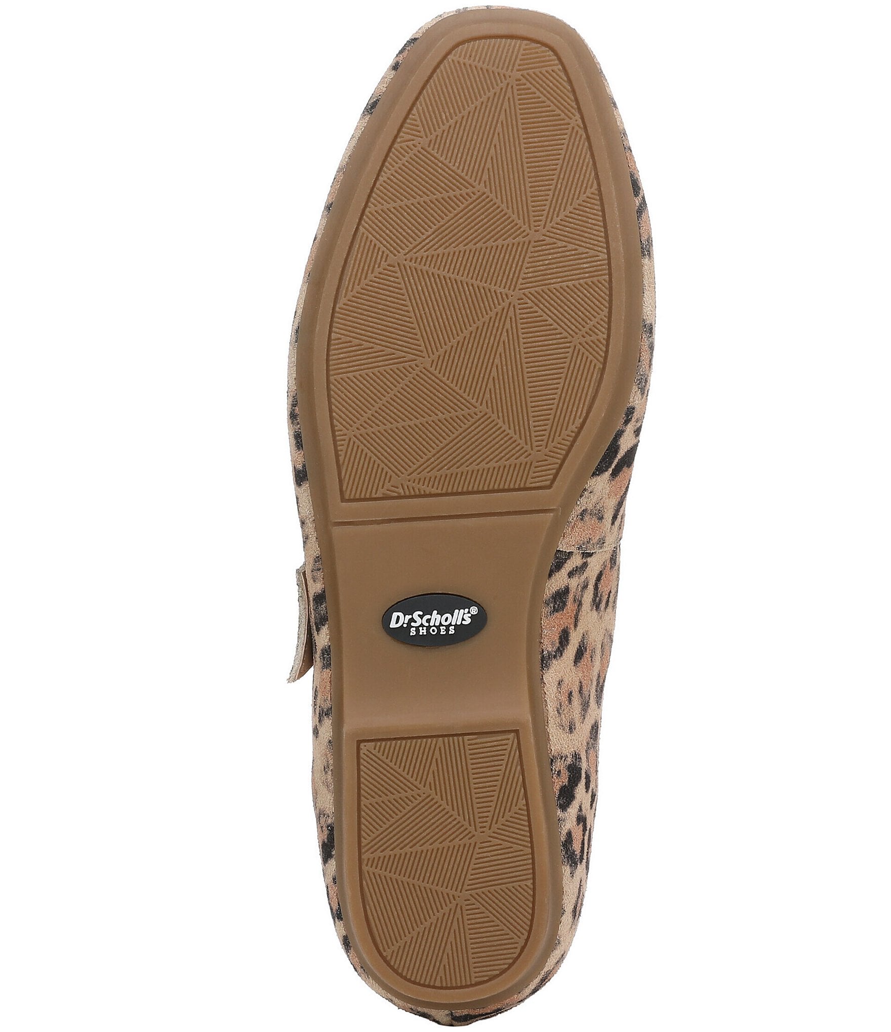 Dr. Scholl's Weston Jane Leopard Print Suede Mary Jane Flats