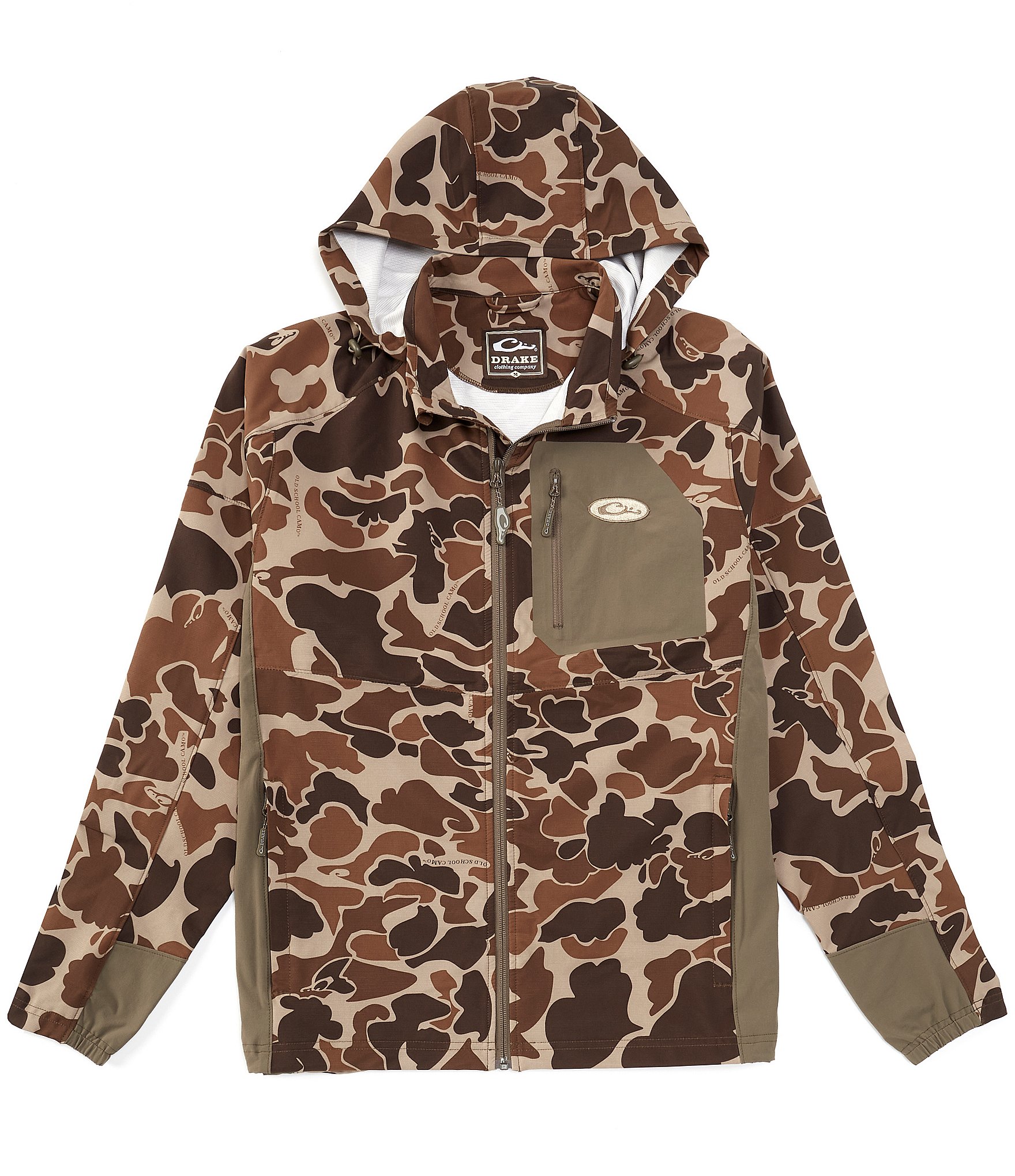 Drake Clothing Co. Camo Print Rain Brake Softshell Jacket Dillard s