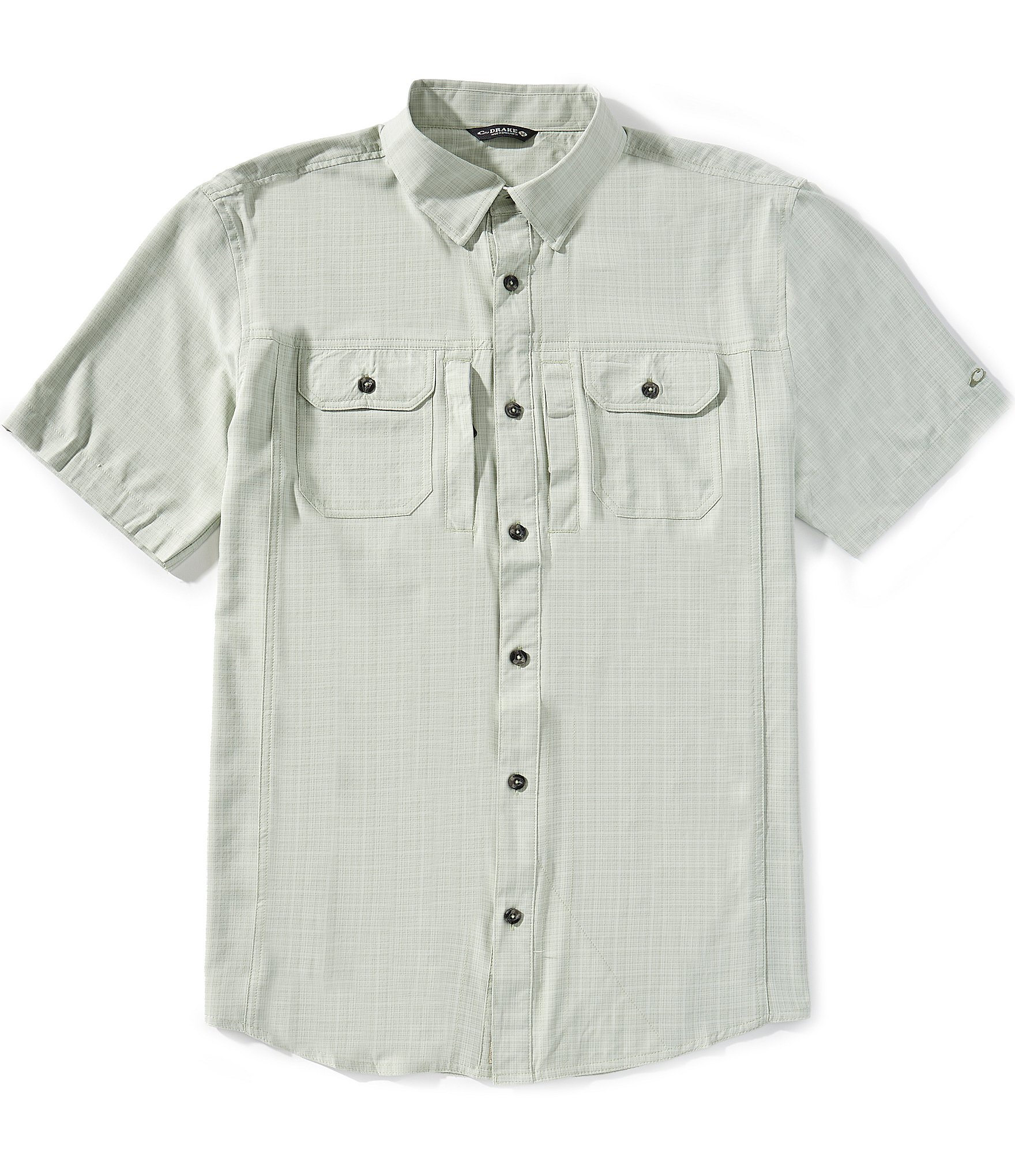 Drake Clothing Co. Short Sleeve WingsShooter Trey Cross Hatch Shirt