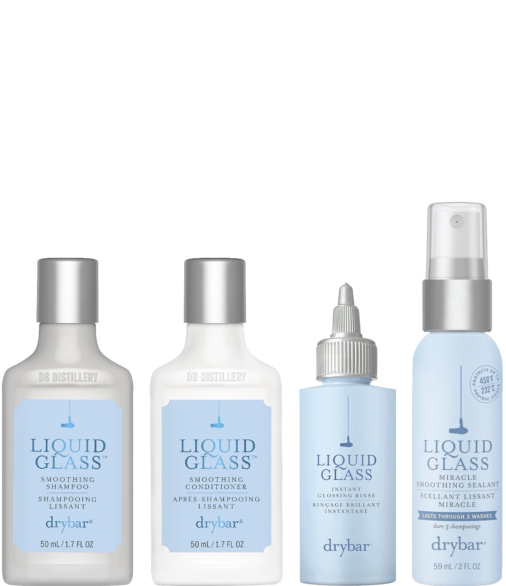 Drybar Glossy Gang On the Go Liquid Glass Collection Travel Set