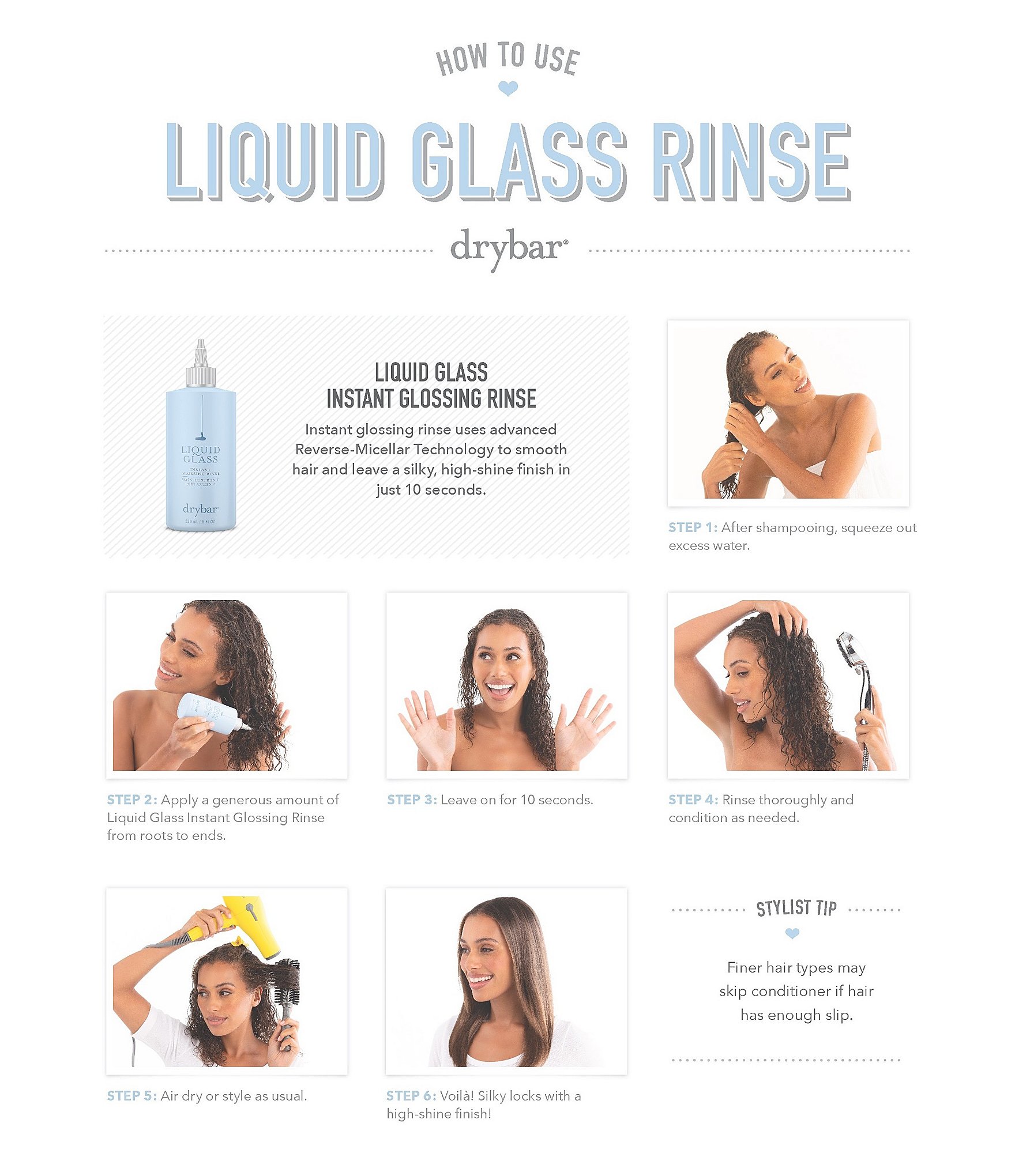 Drybar Liquid Glass Instant Glossing Rinse