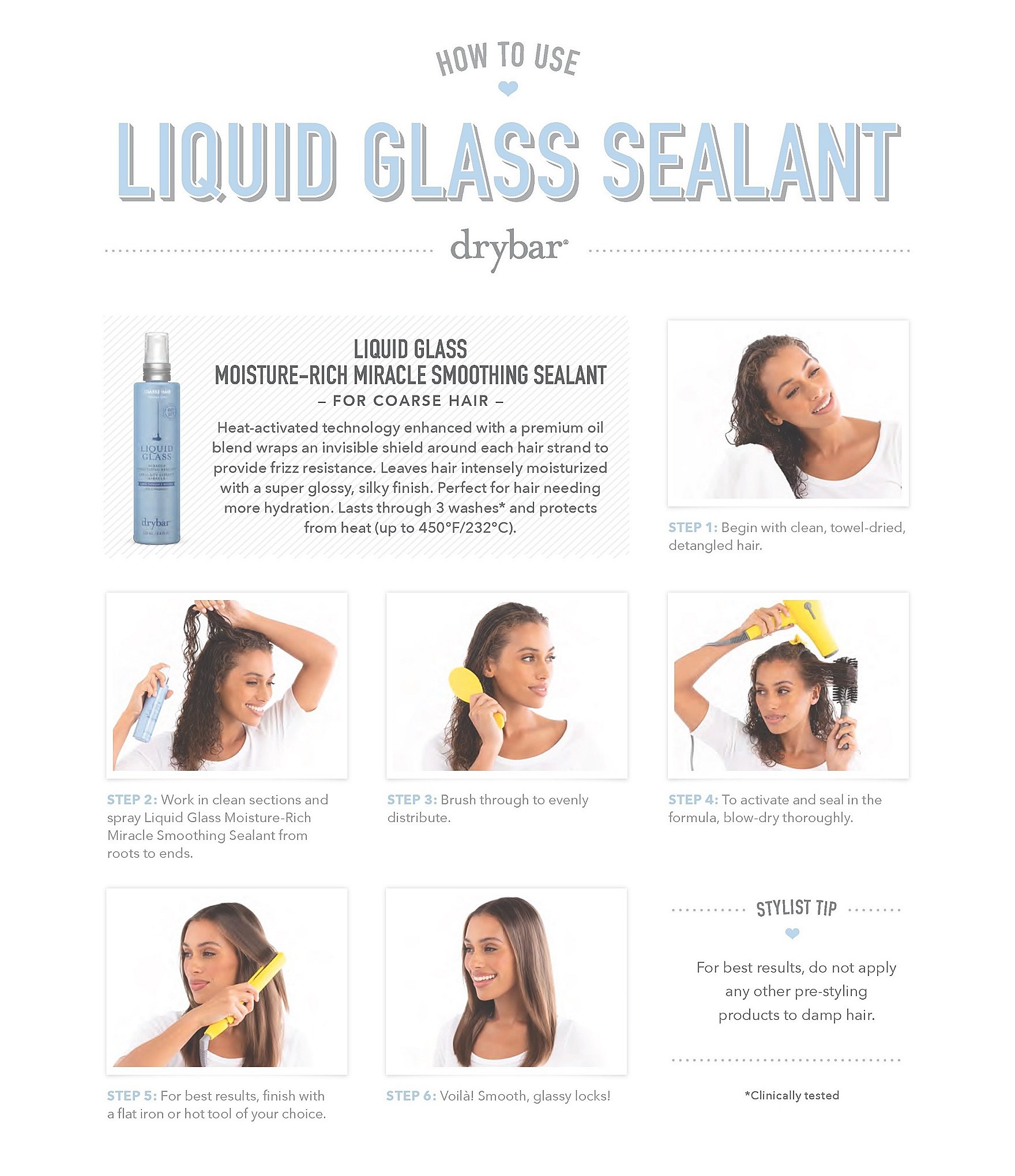 Drybar Liquid Glass Moisture Rich Miracle Smoothing Sealant