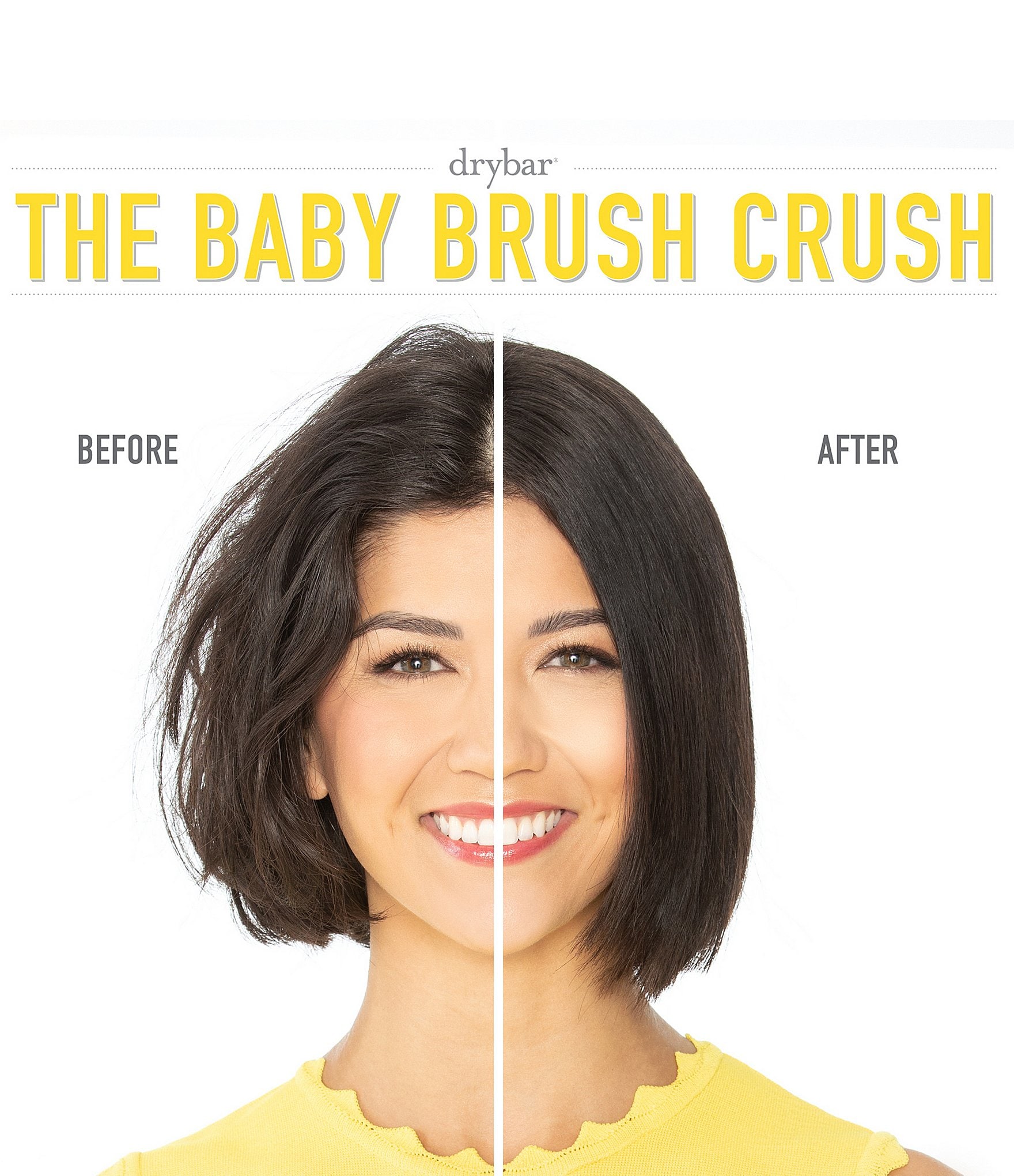 Drybar The Baby Brush Crush Mini Heated Straightening Brush