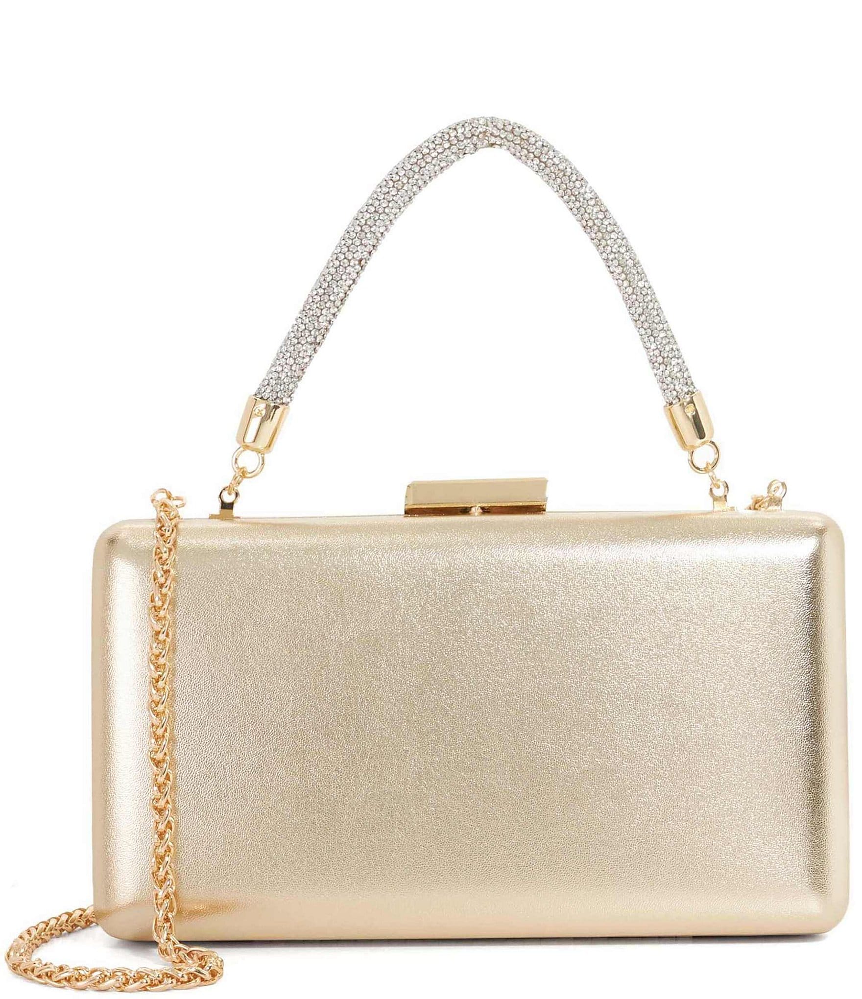 Dune London Beaut Diamante Handle Evening Bag
