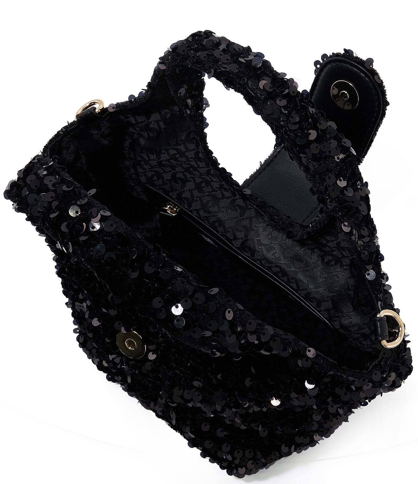 Dune London Brighten Sequin Top Handle Hobo Bag