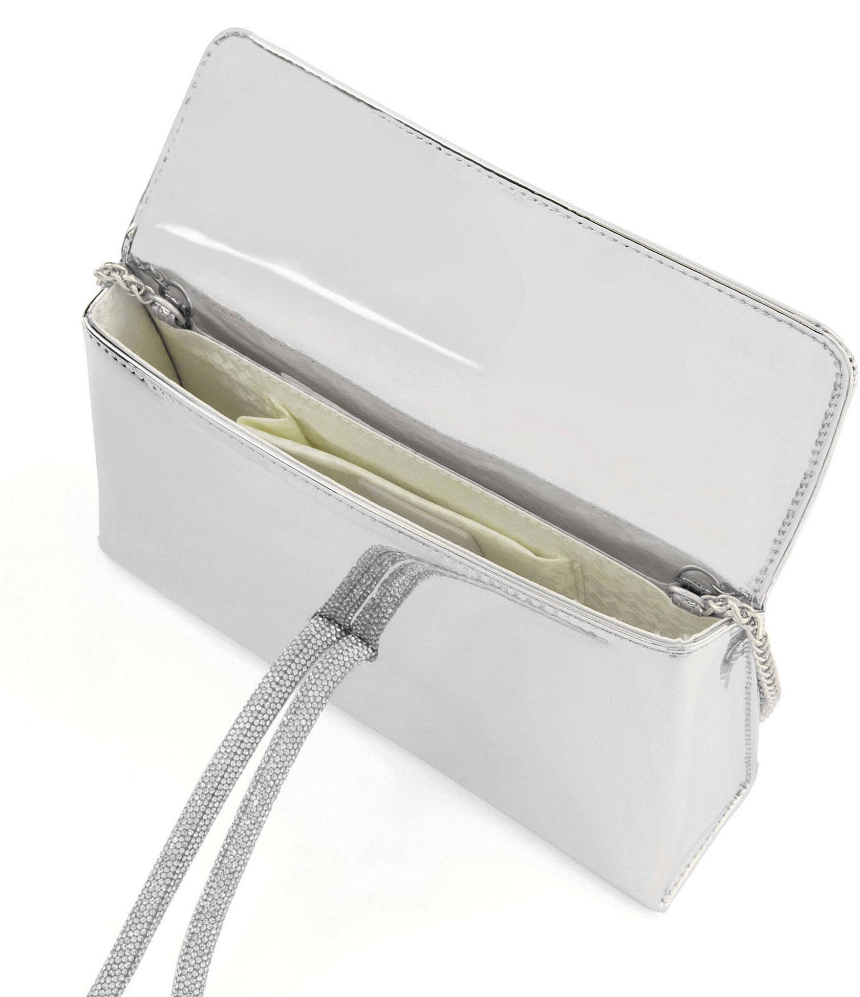 Dune London Brynie Diamante-Loop Clutch