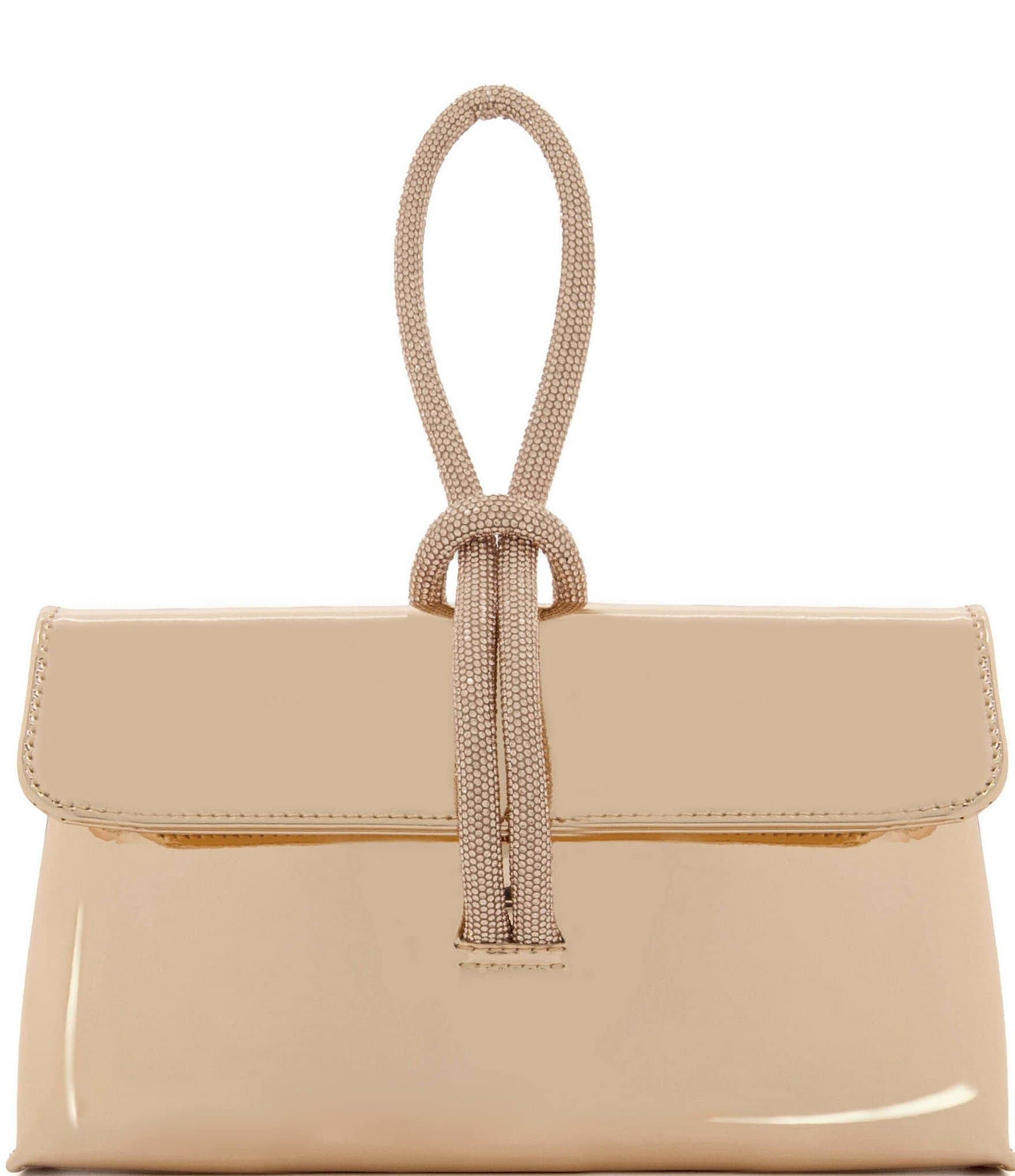 Dune London Brynie Diamante-Loop Clutch