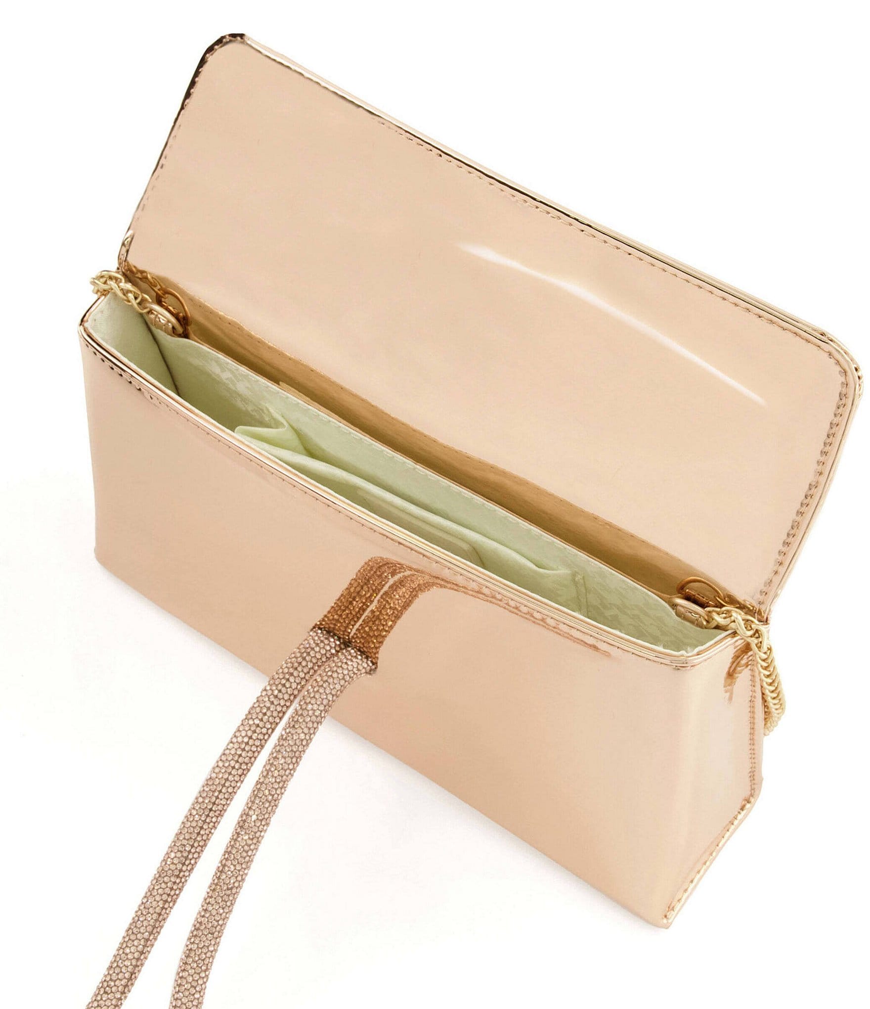 Dune London Brynie Diamante-Loop Clutch