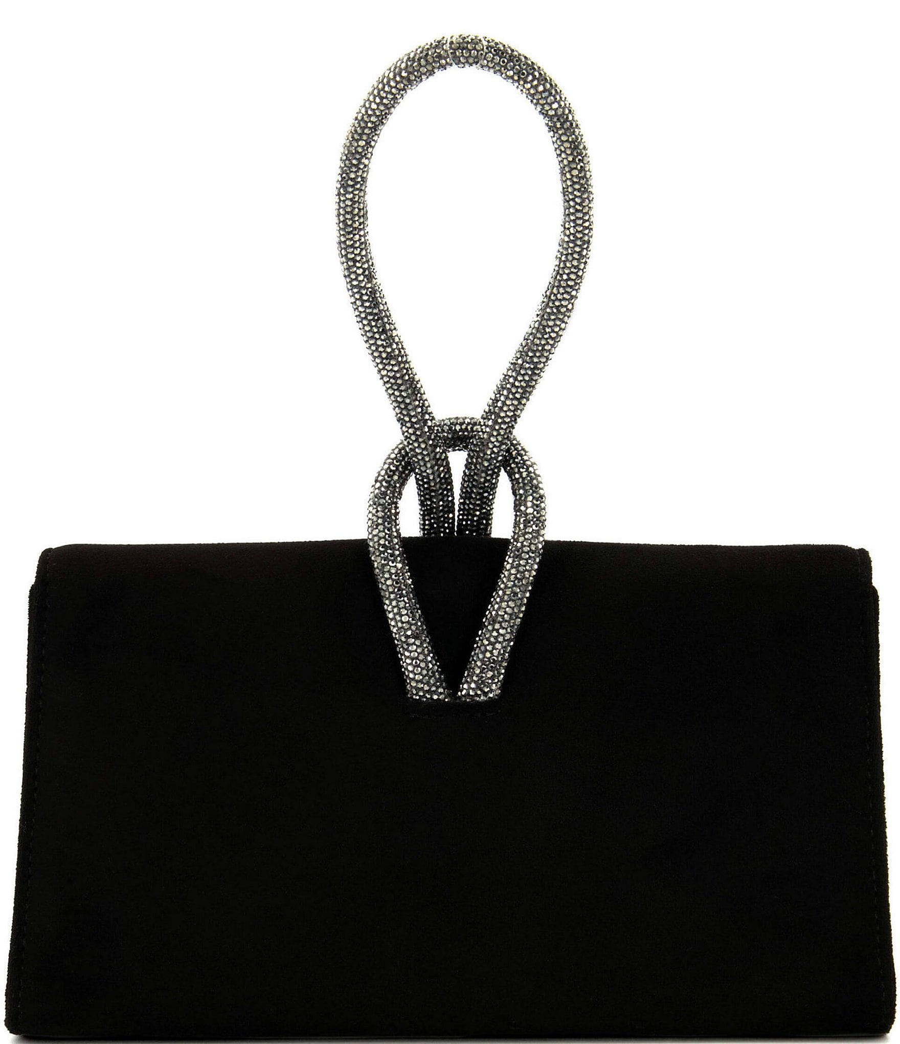 Dune London Brynie Diamante-Loop Clutch