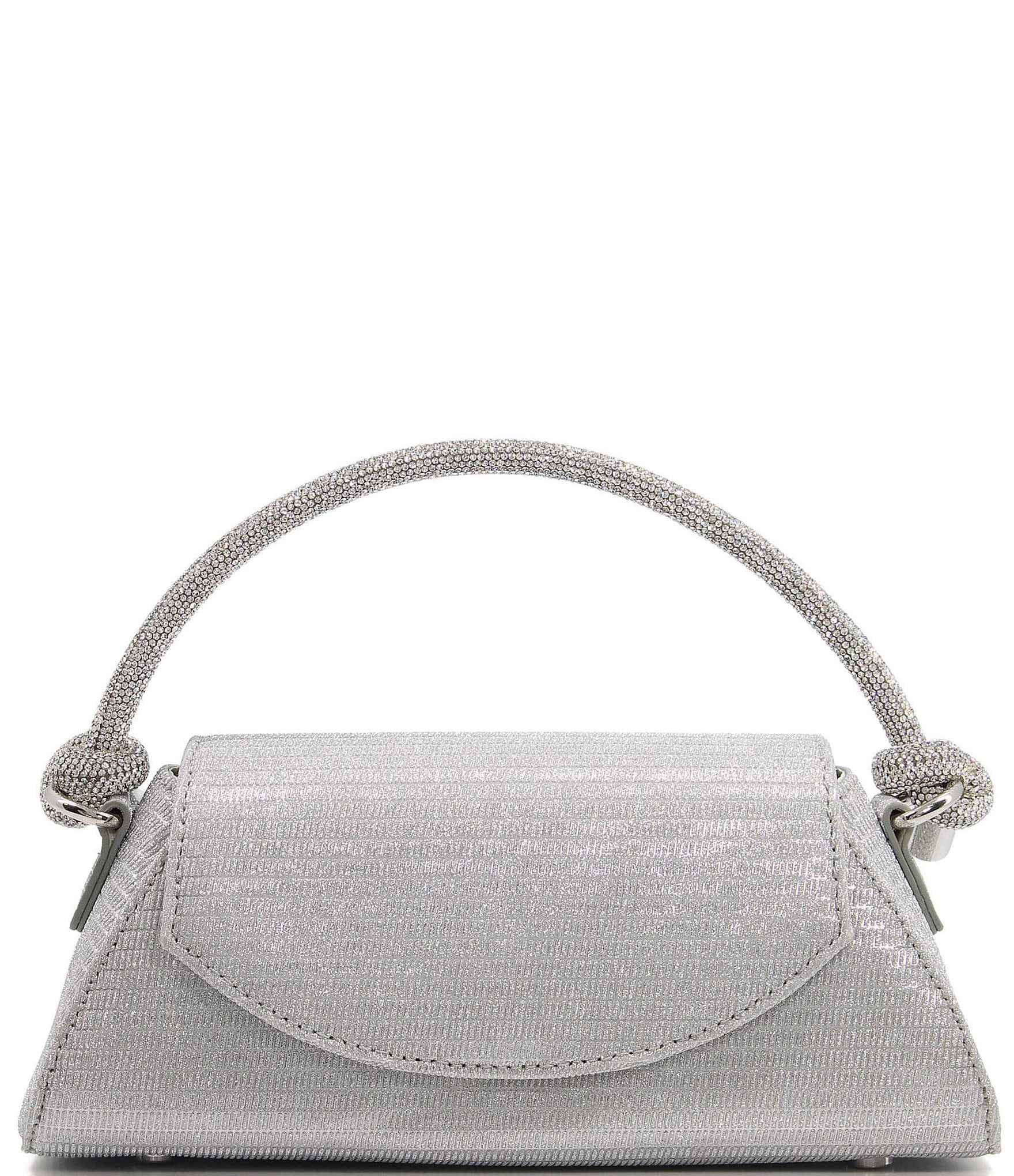 Dune London Brynley Small Diamante Rhinestone Top Handle Evening Shoulder Bag