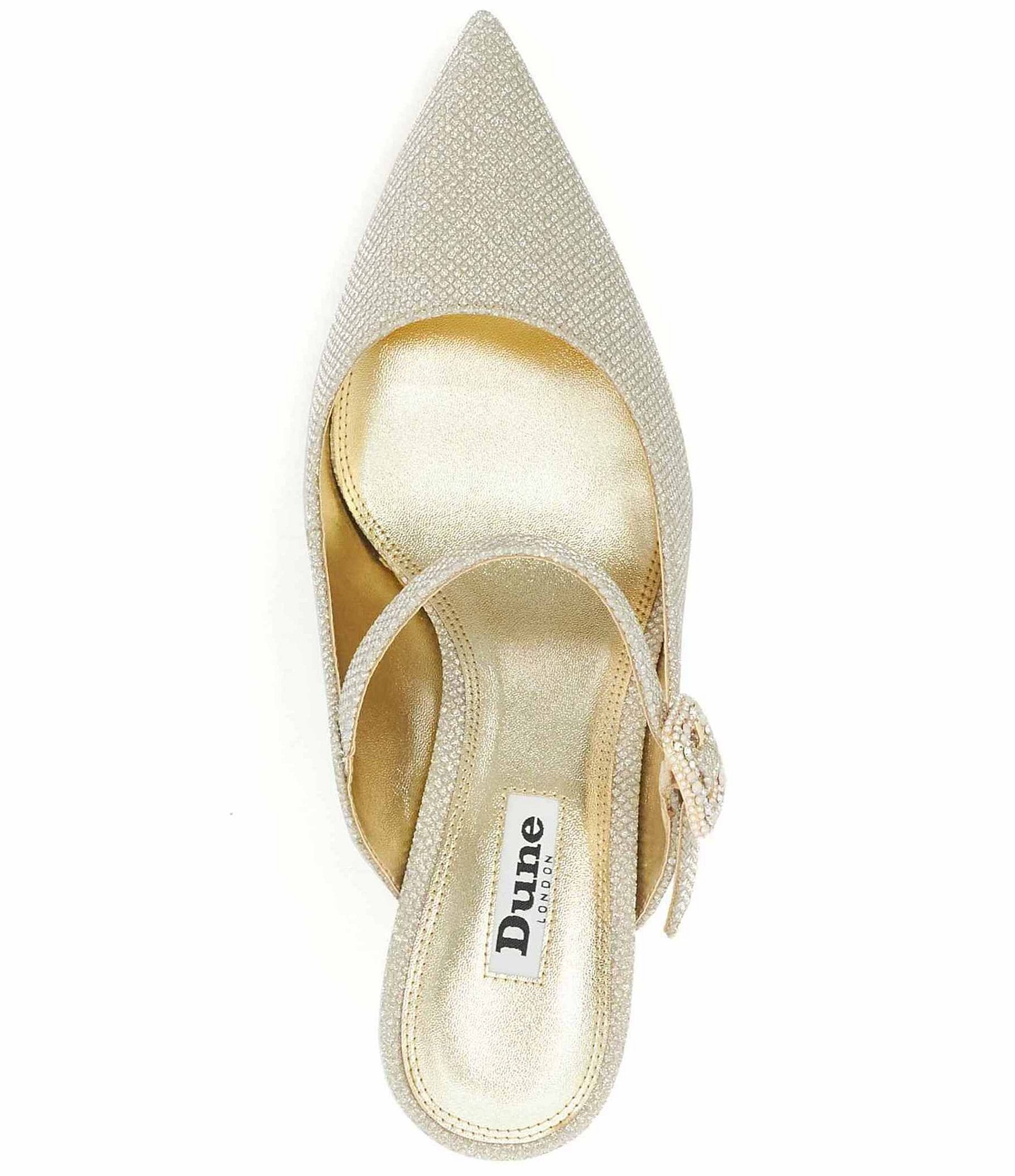 Dune London Chronicles Embellished Pointed Toe Stilletto Mules