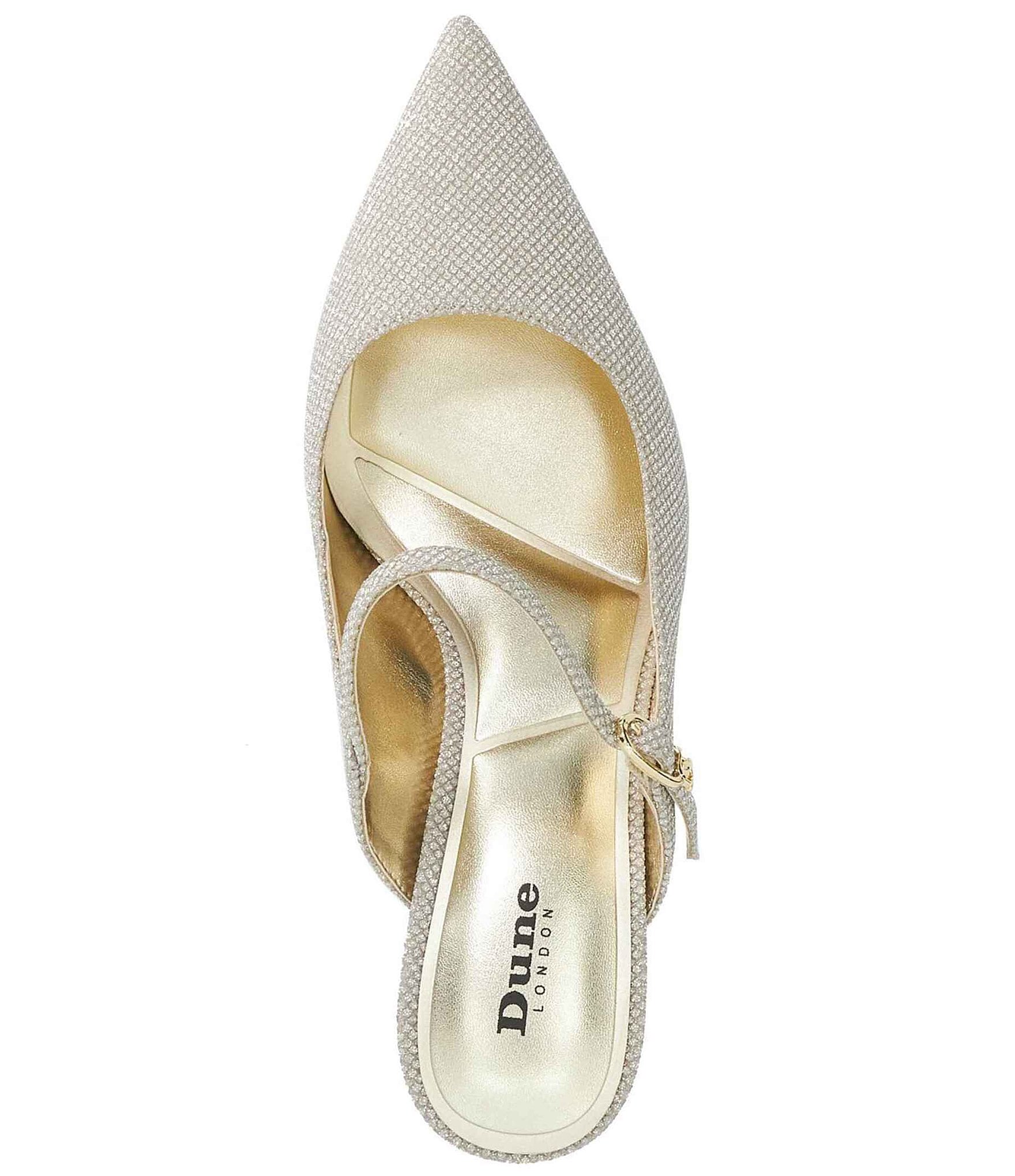 Dune London Chronicles Embellished Pointed Toe Stilletto Mules