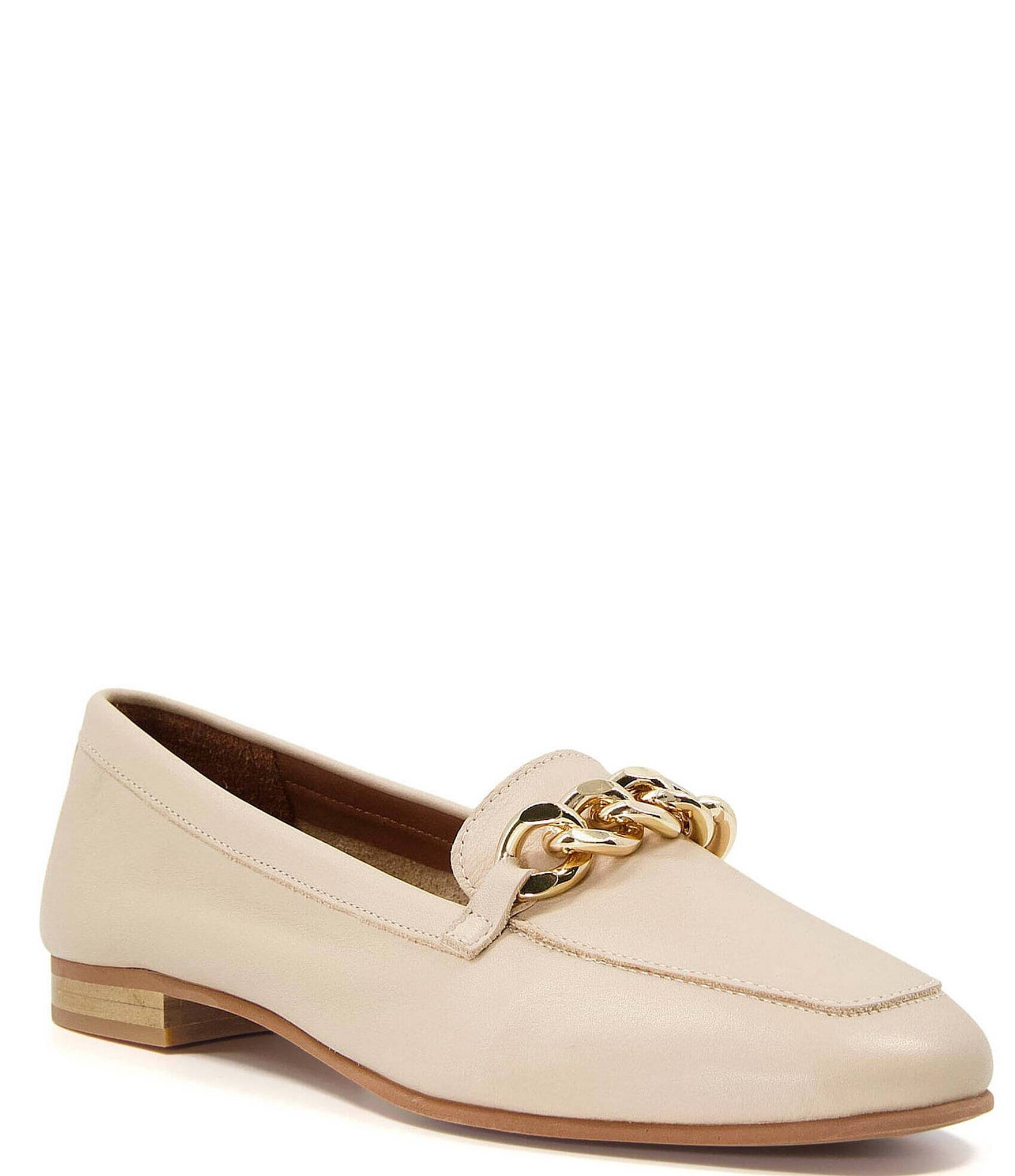 Dune London Goldsmith Leather Chain Detail Loafers | Dillard's