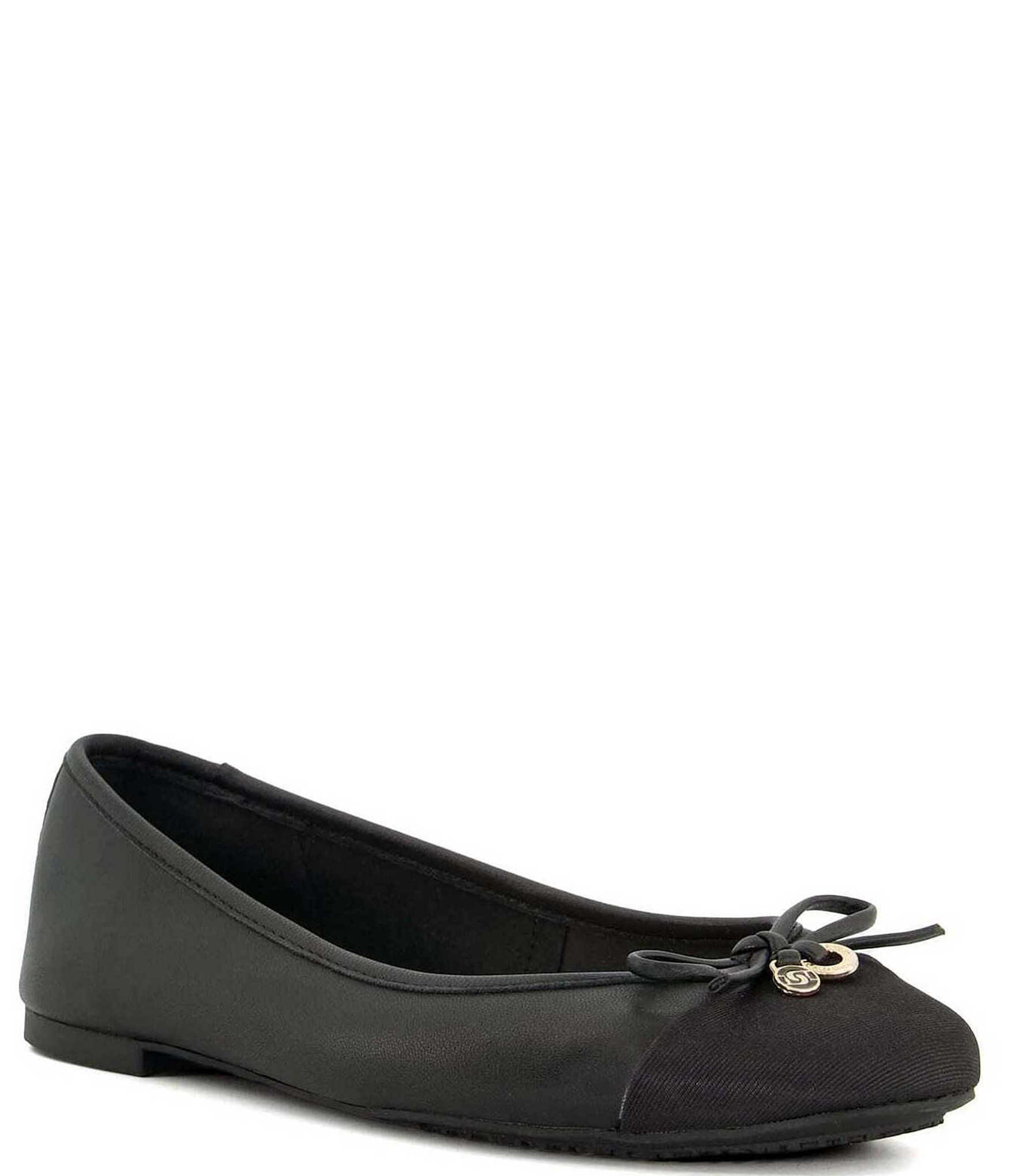 Dune London Hallo Leather Bow Ballet Flats | Dillard's