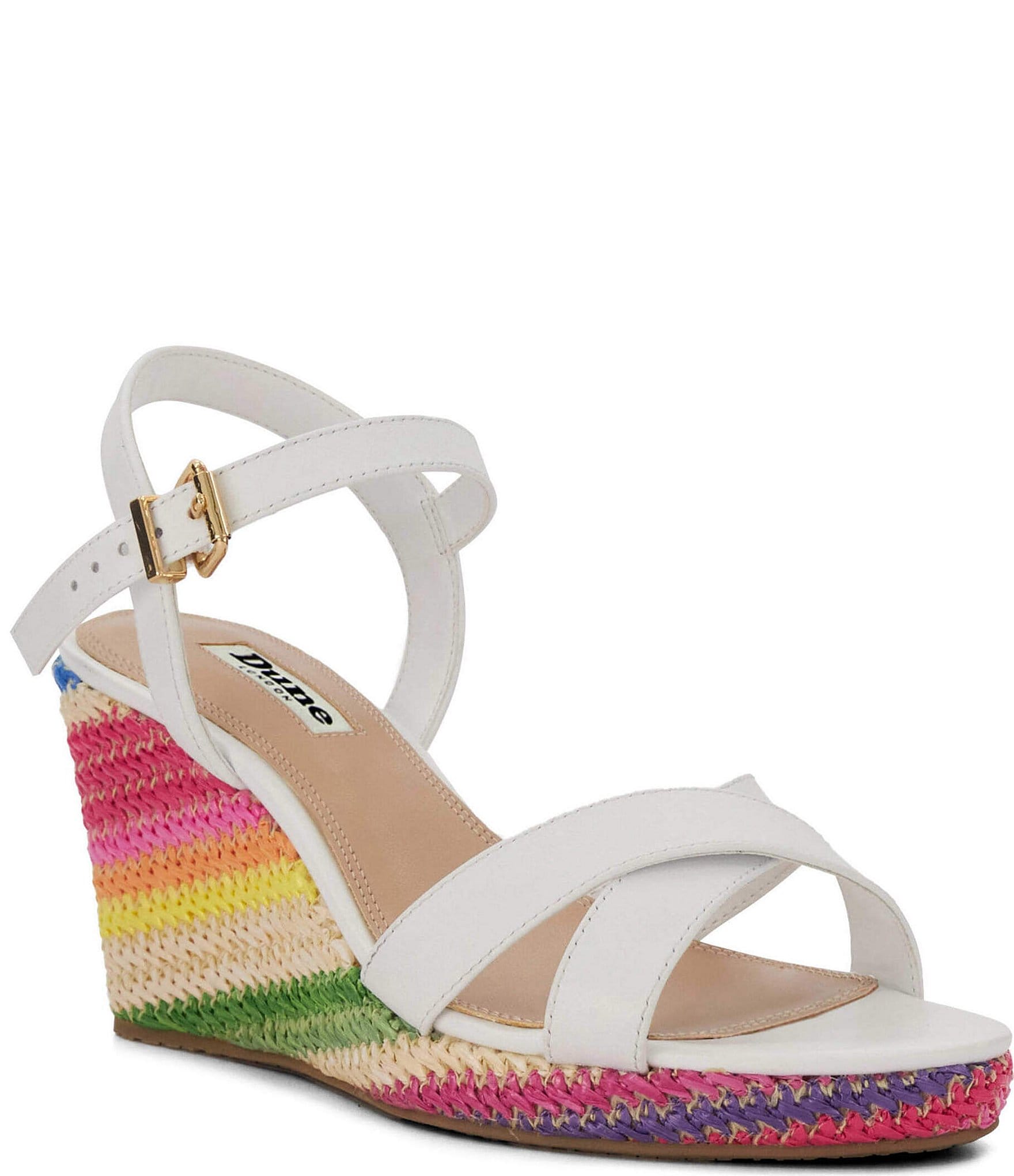 Dune London Kyrin Leather Wedge Sandals | Dillard's