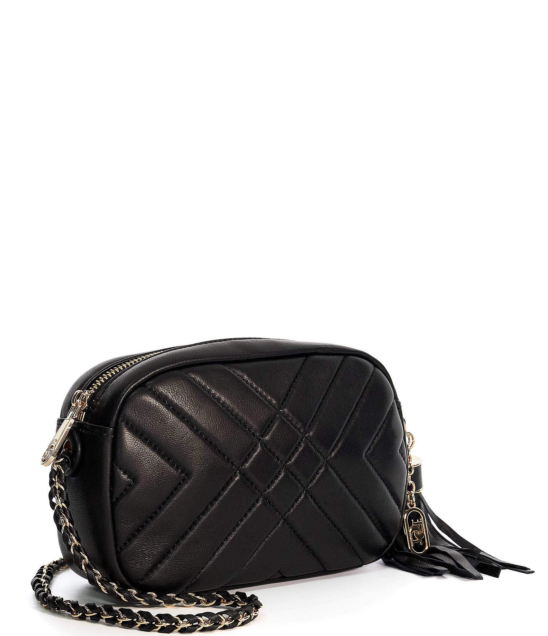 Dune London Premium Collection Chancery Leather Crossbody Bag