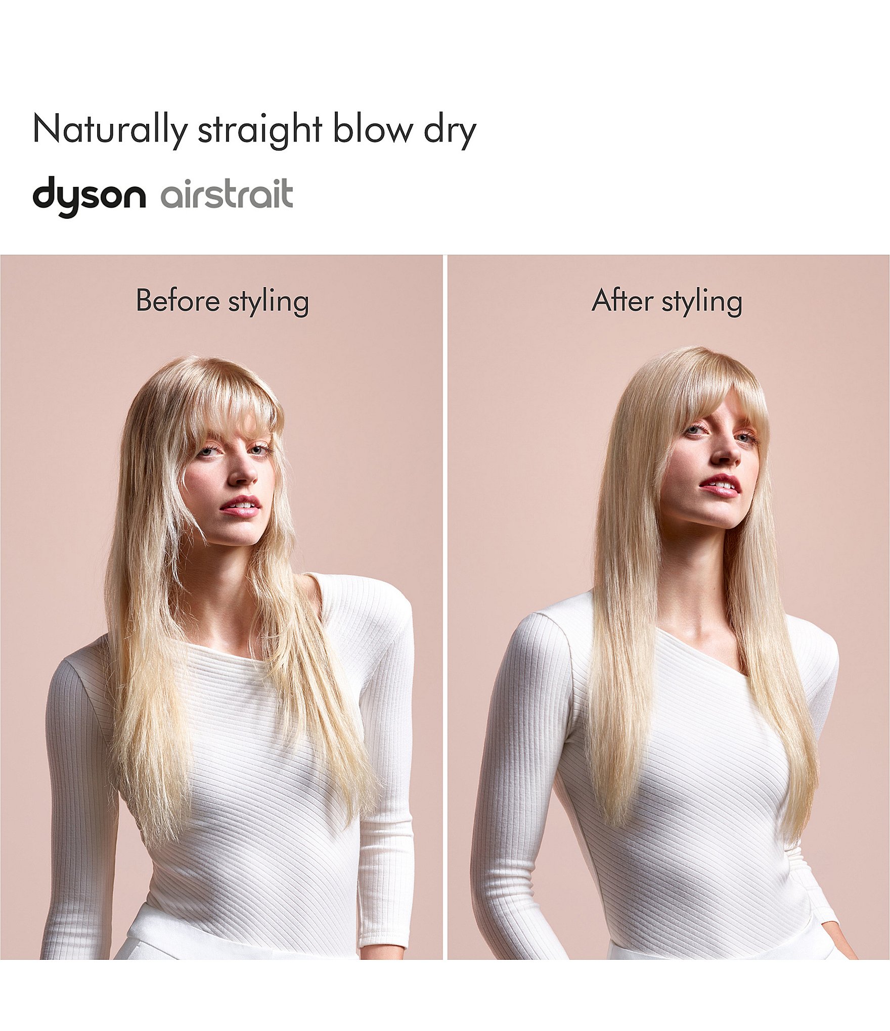 Dyson Airstrait Straightener in Nickel Copper