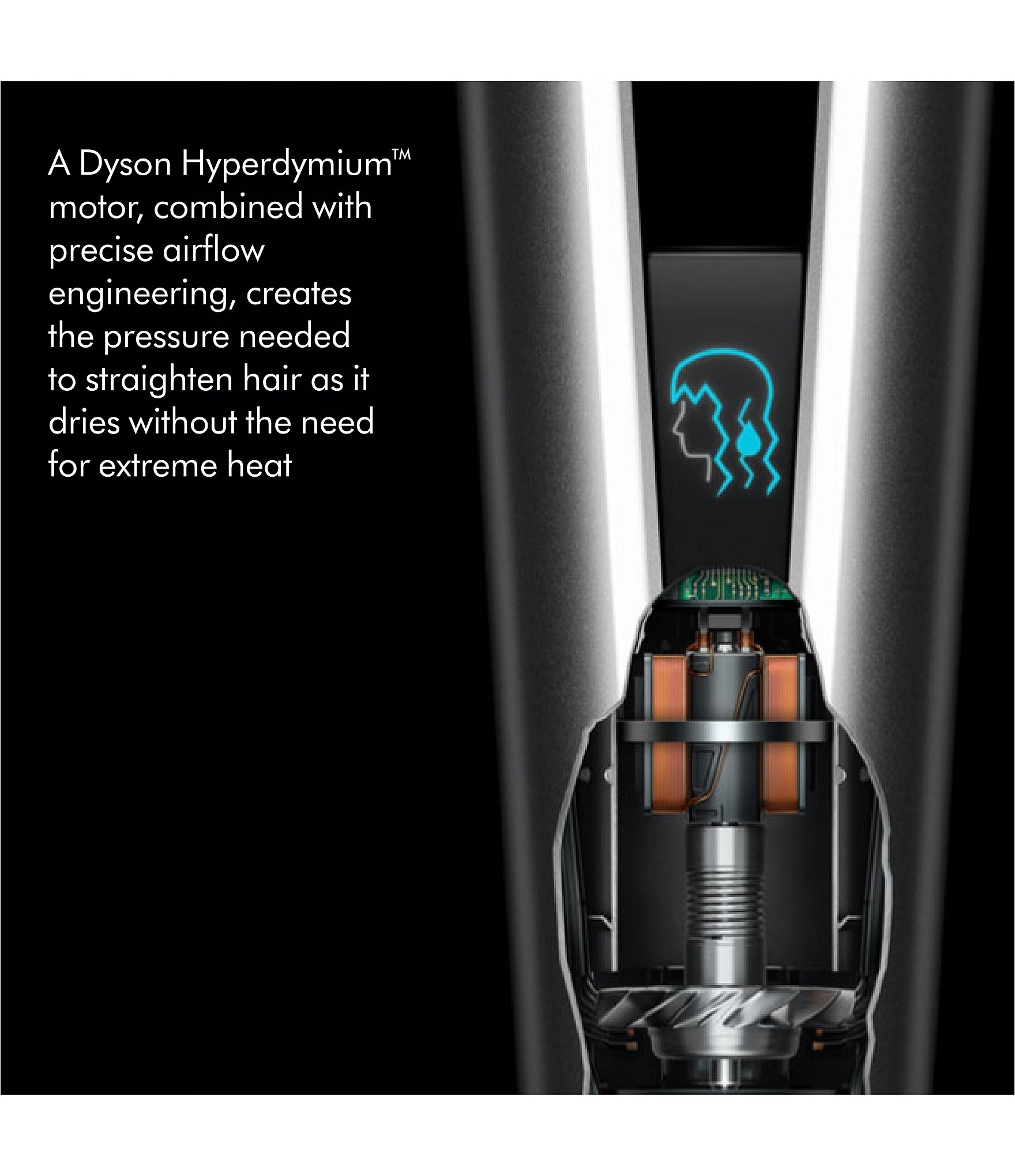 Dyson Airstrait Straightener in Nickel Copper