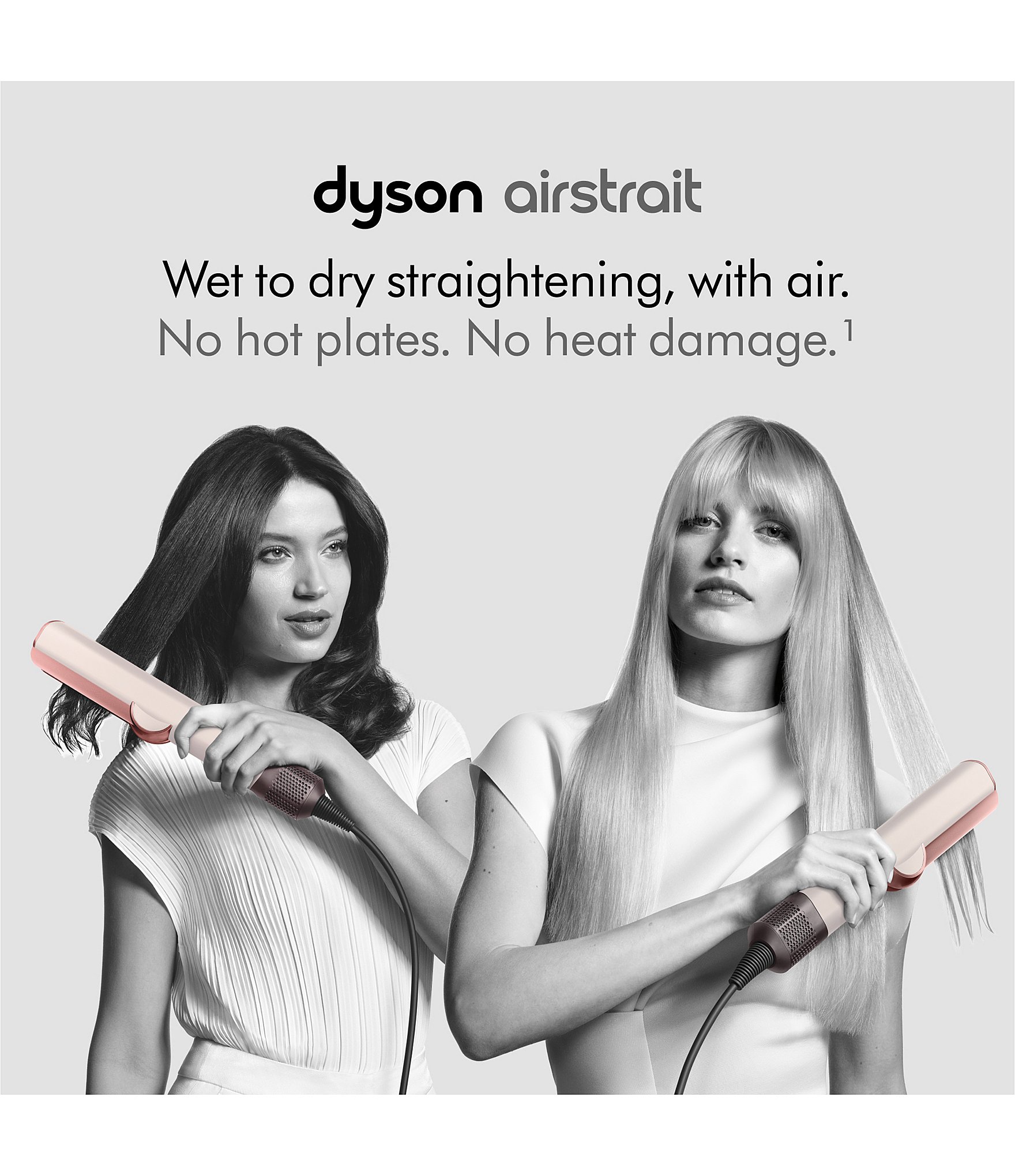 Dyson Limited Edition Airstrait Straightener in Ceramic Pink and Rose Gold