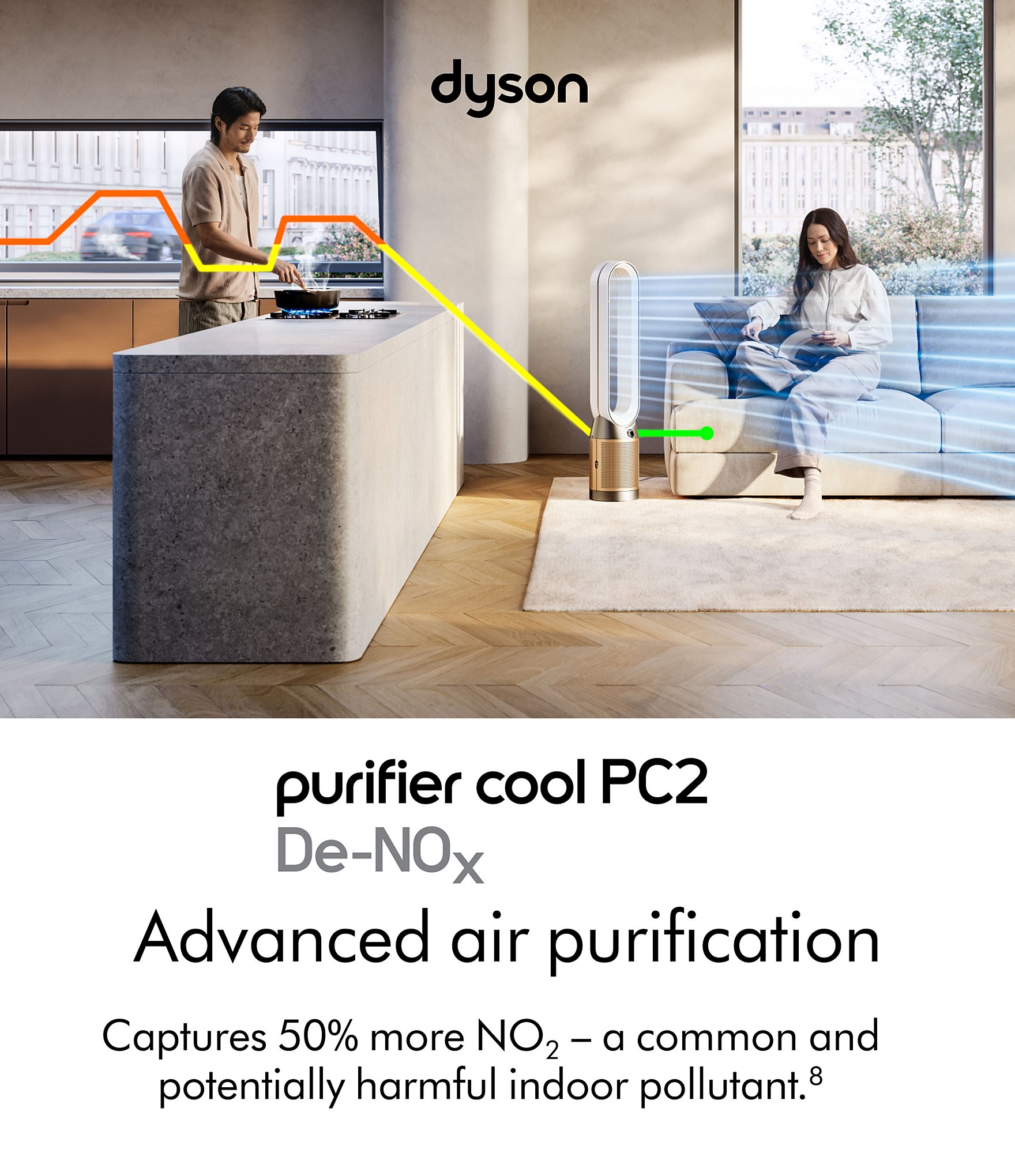 Dyson Purifier Cool PC2 De-NOx