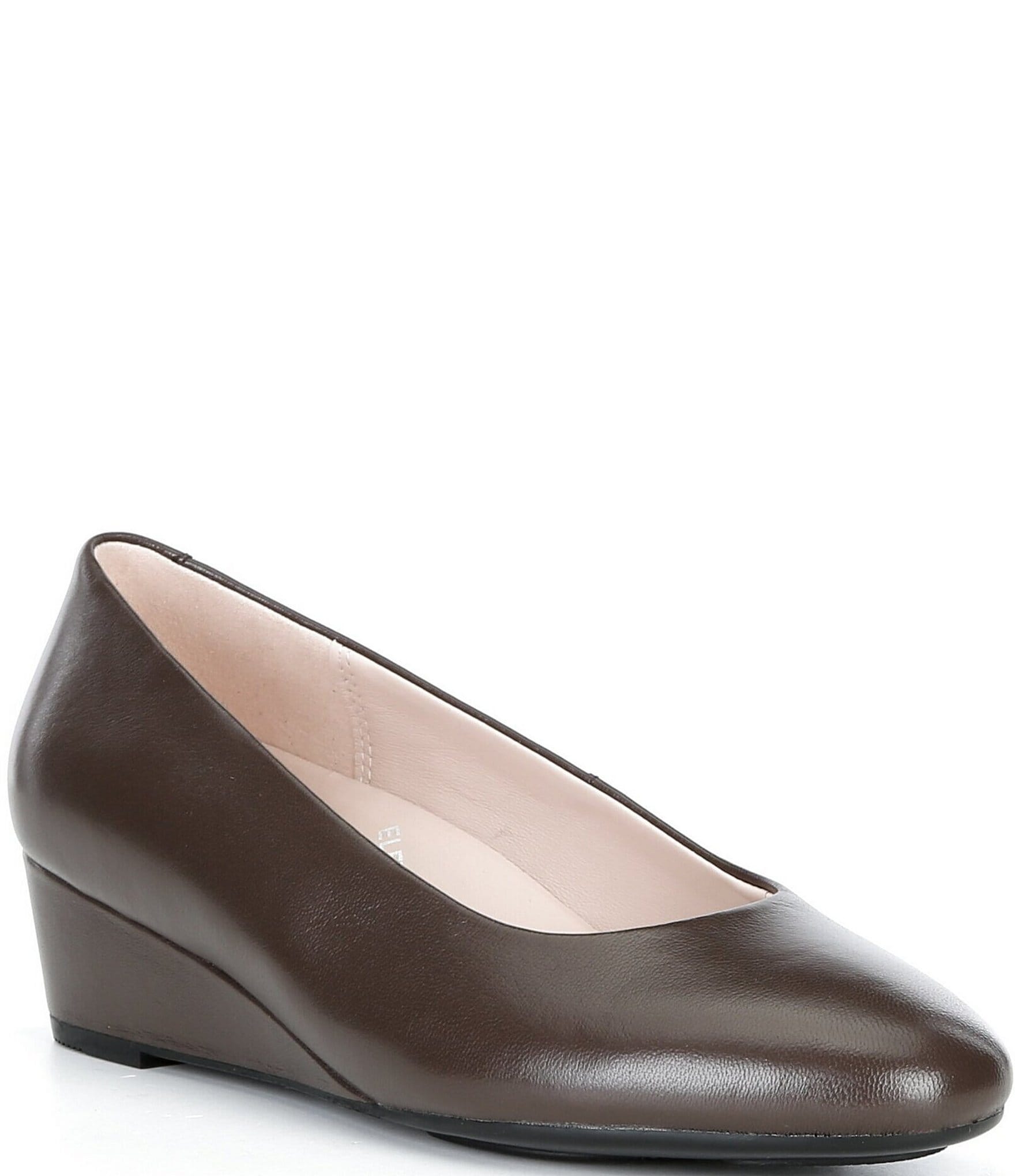ECCO Elevate Leather Wedge Pumps