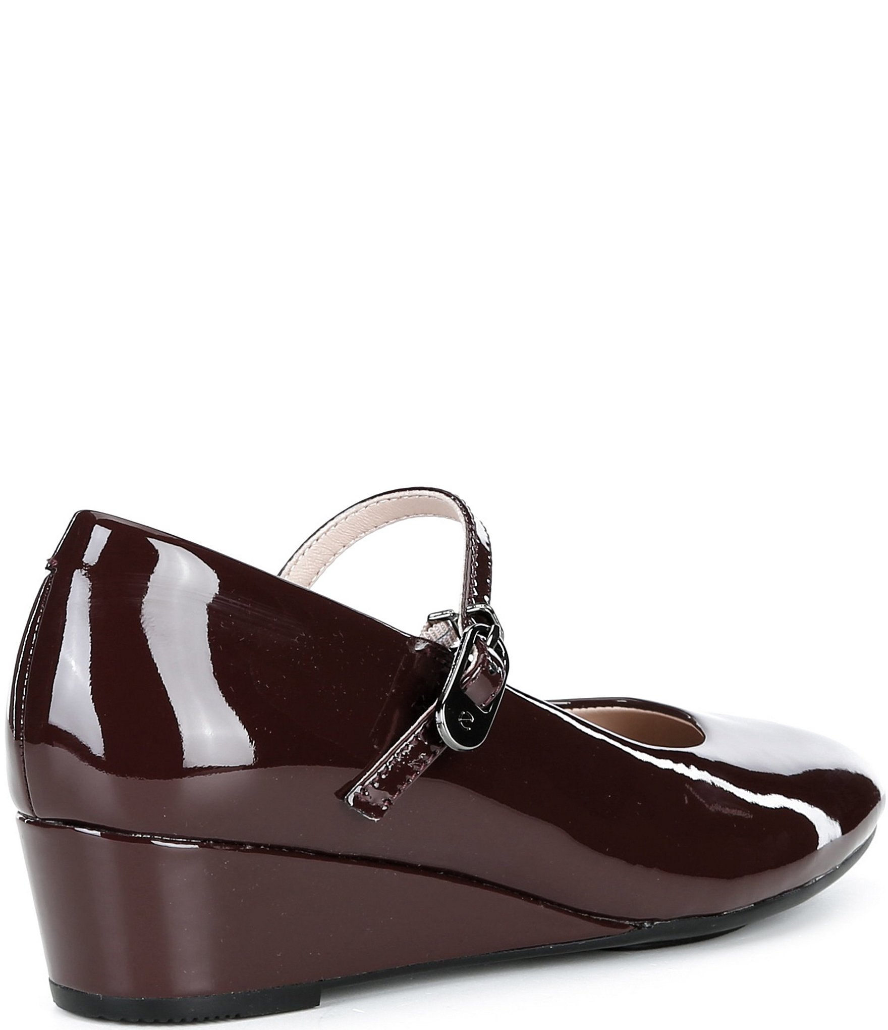 ECCO Elevate Patent Leather Mary Jane Wedge Pumps