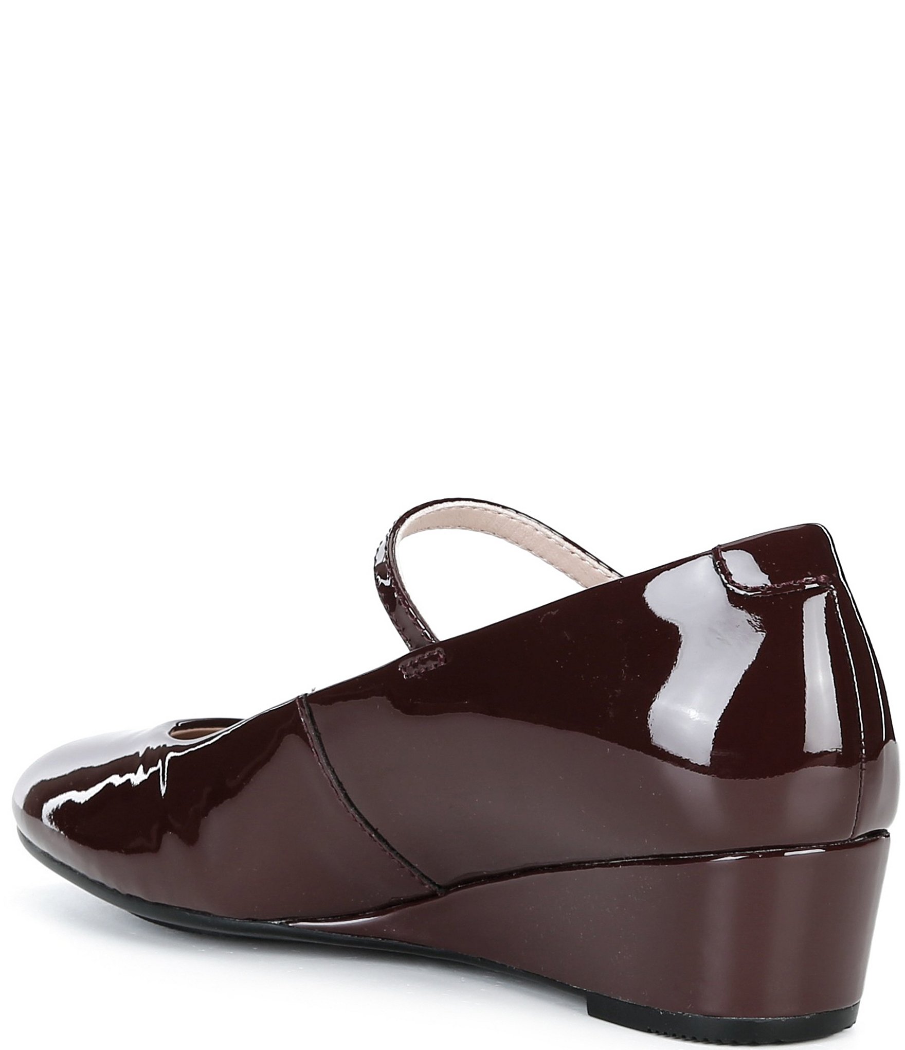 ECCO Elevate Patent Leather Mary Jane Wedge Pumps