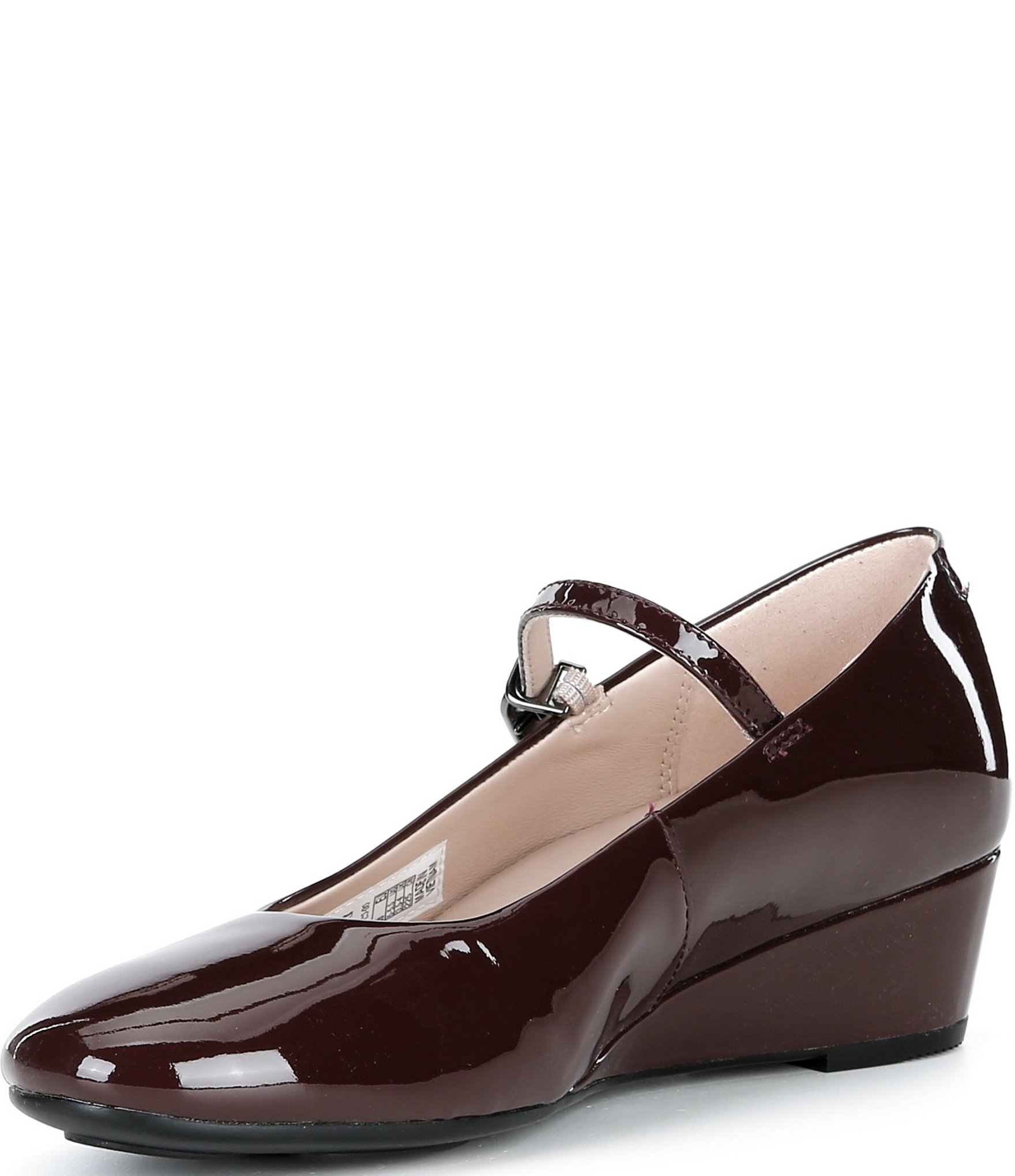 ECCO Elevate Patent Leather Mary Jane Wedge Pumps