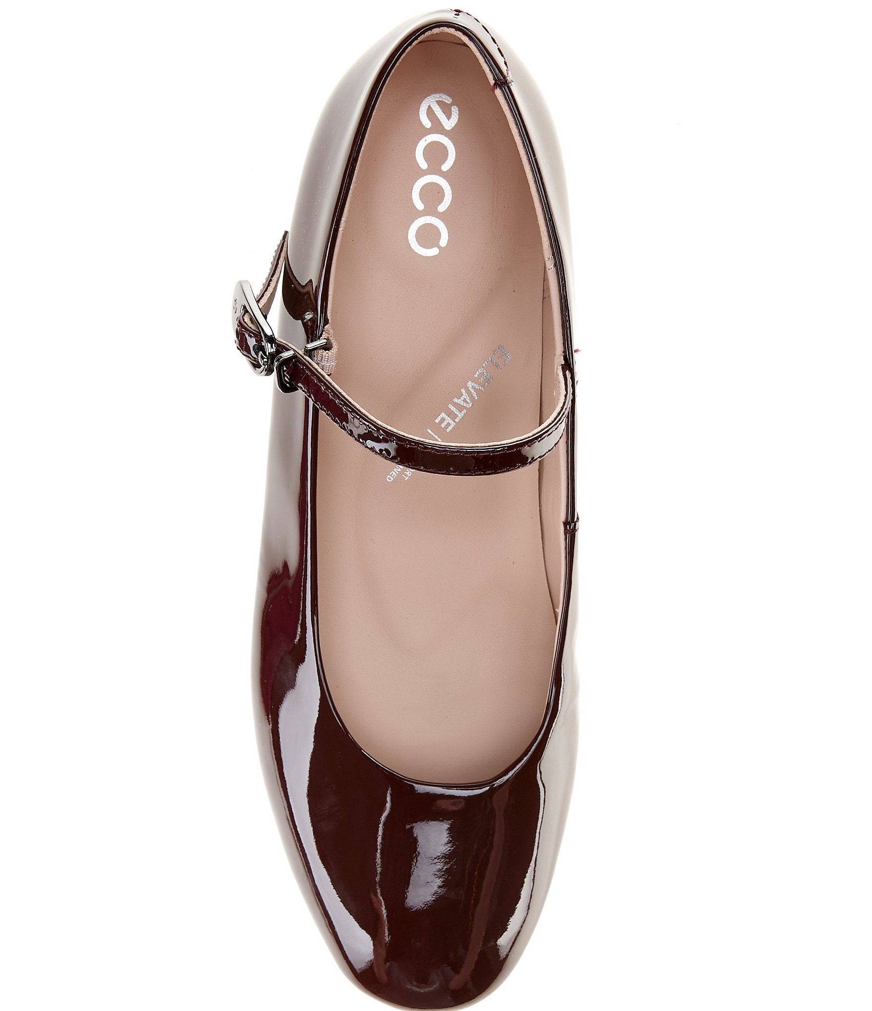ECCO Elevate Patent Leather Mary Jane Wedge Pumps