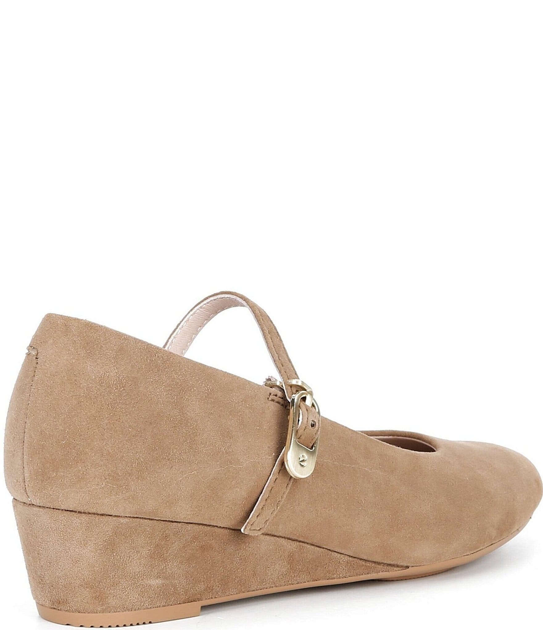 ECCO Elevate Suede Mary Jane Wedge Pumps