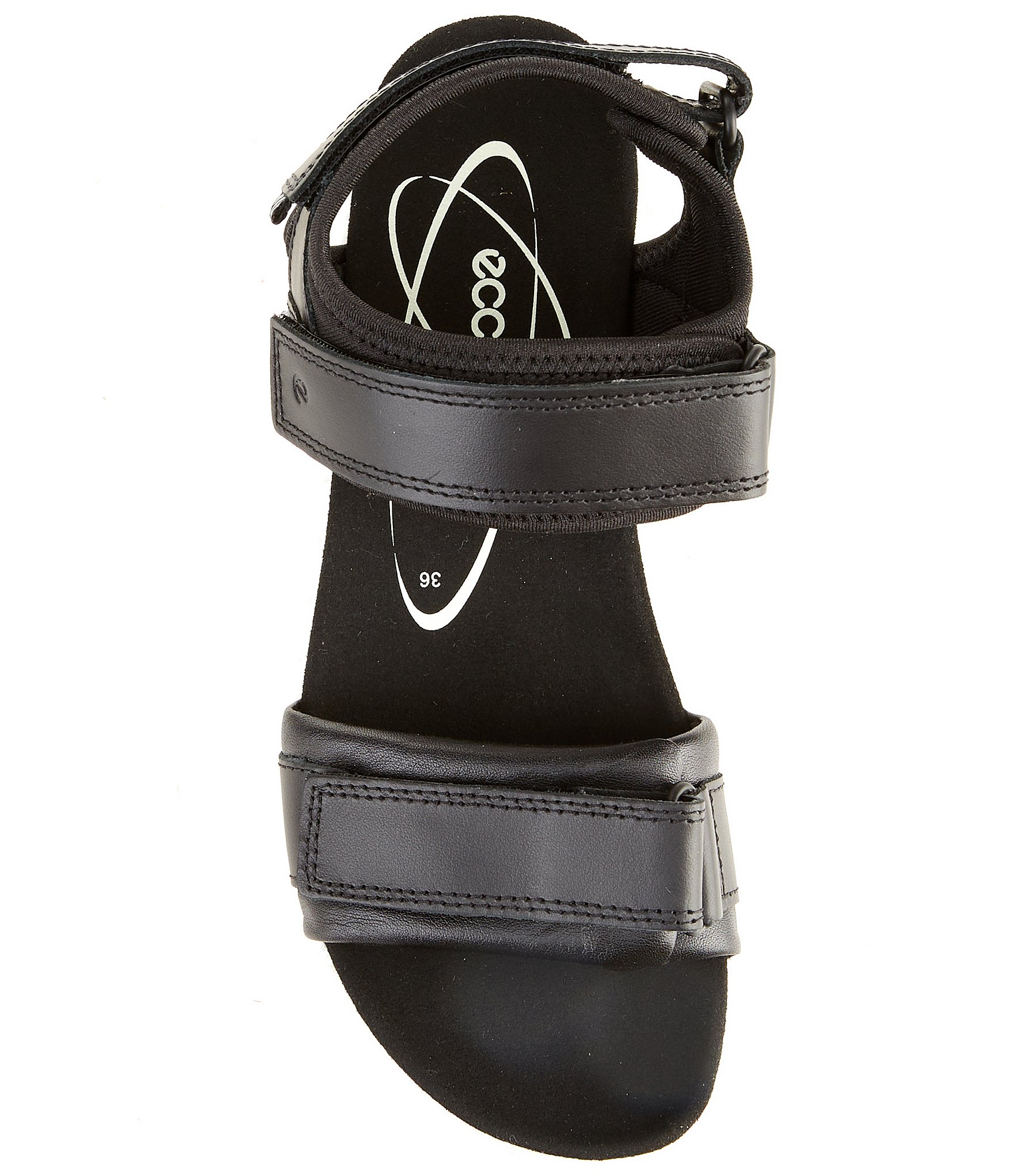 ECCO Gruuv Sol Leather Banded Sandals