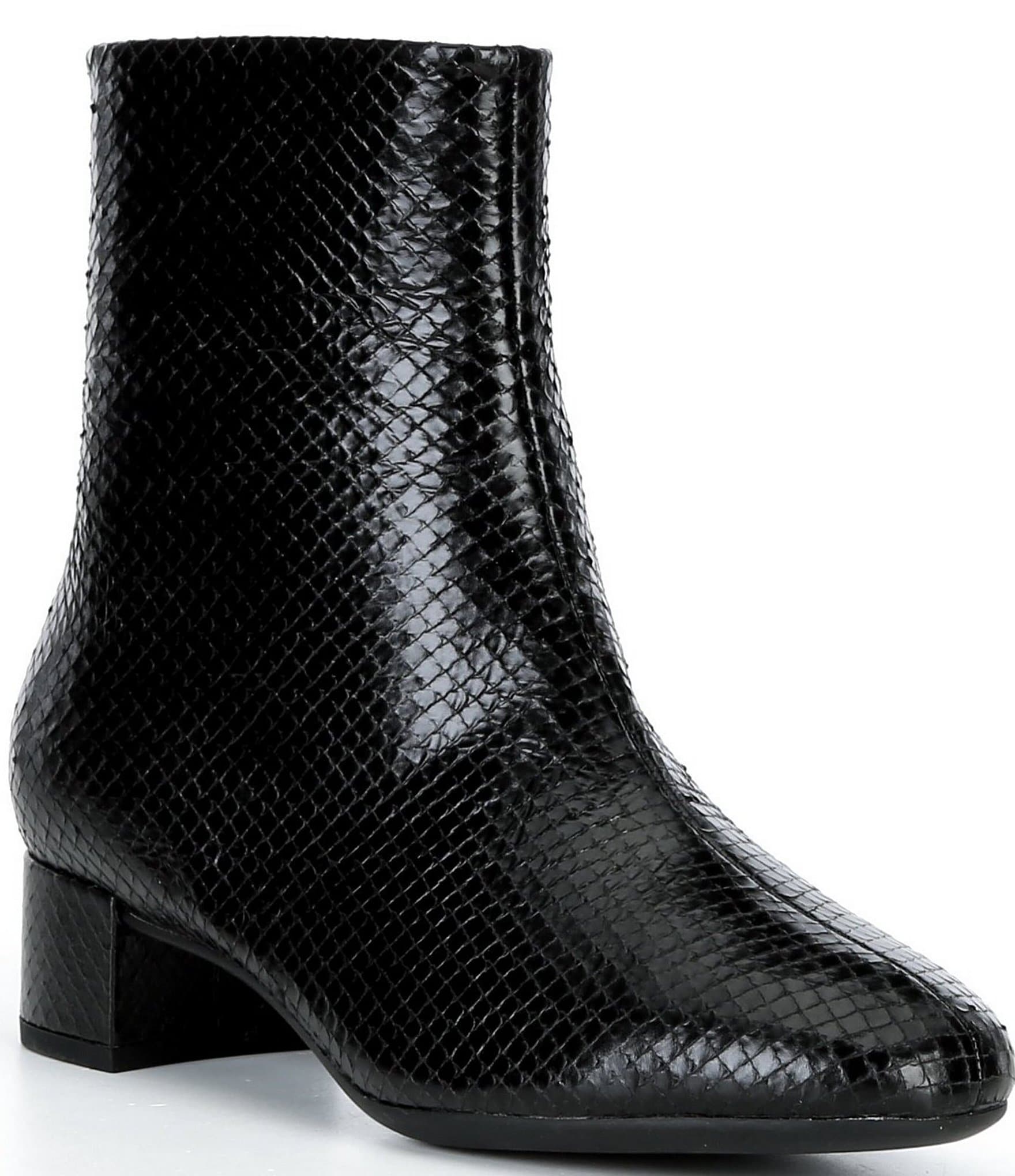 ECCO Liva 35 Leather Ankle Booties