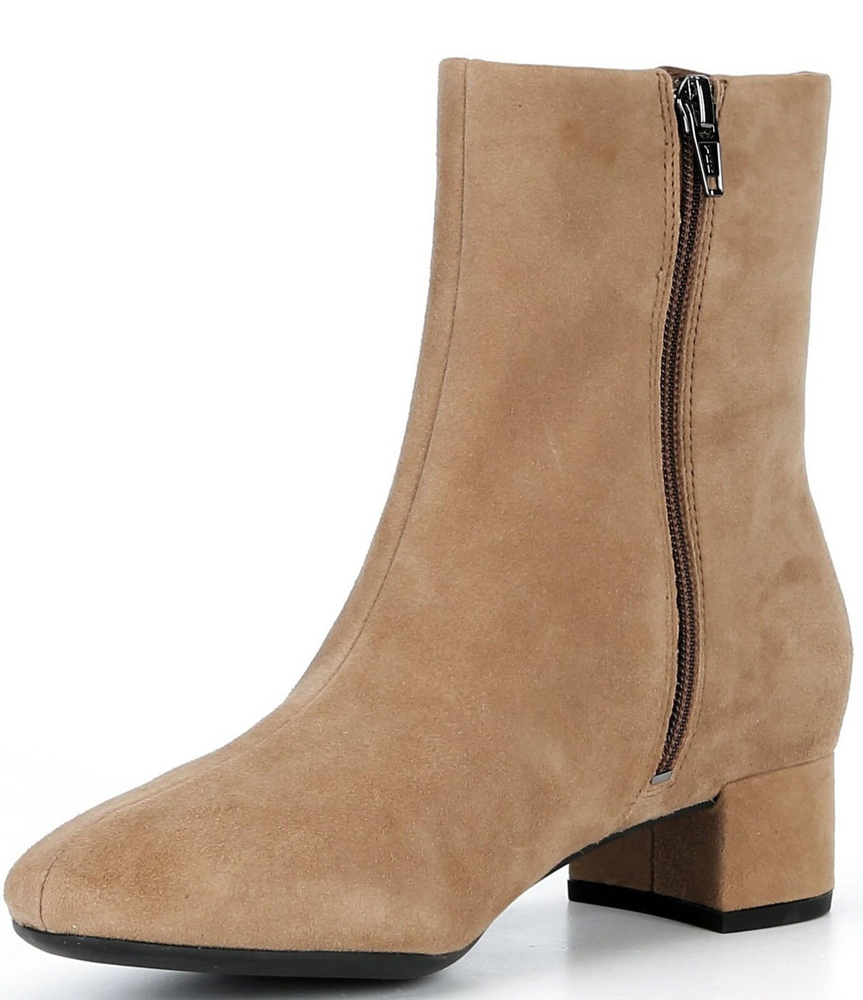 ECCO Liva 35 Suede Ankle Booties