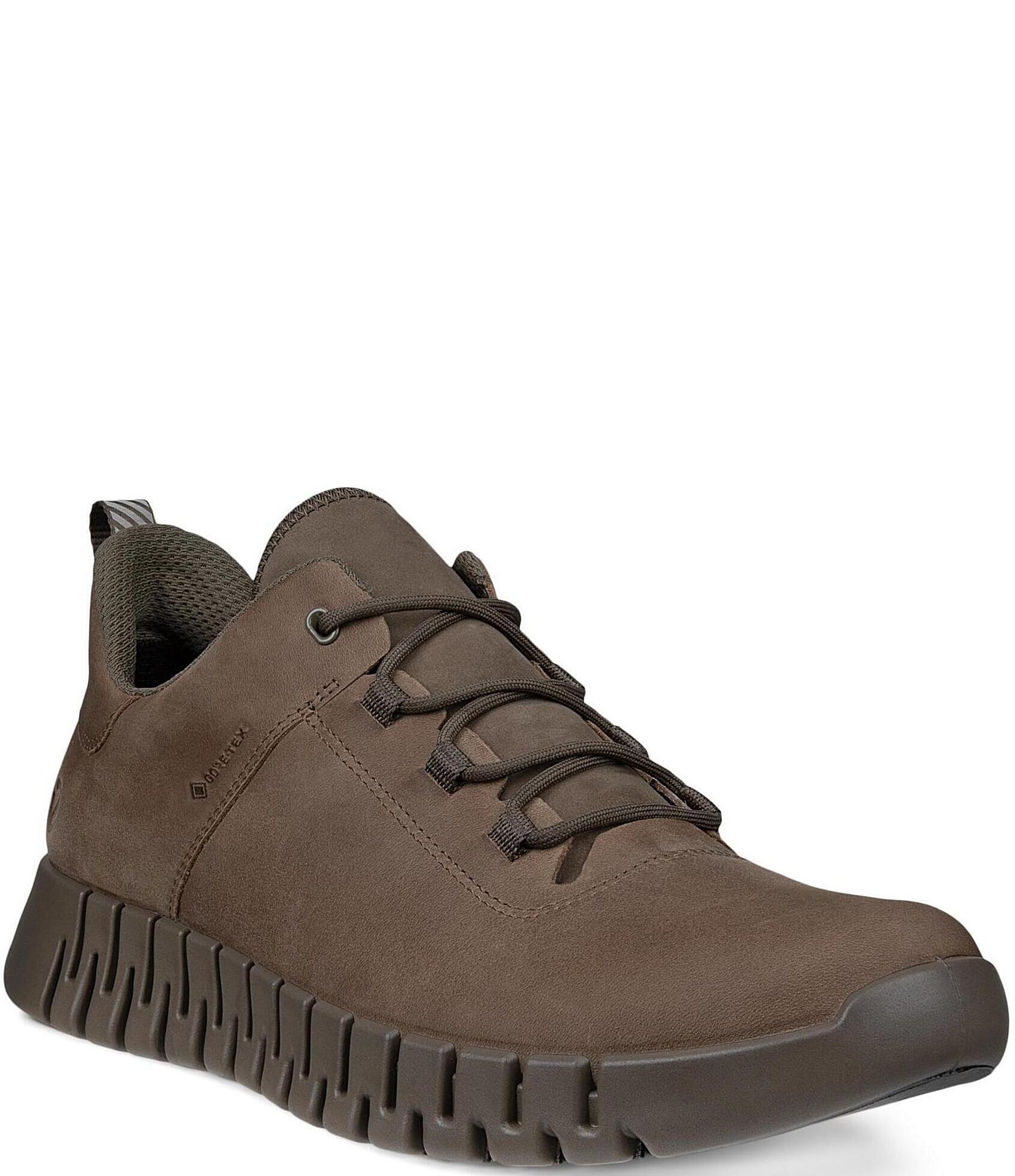 Ecco Taup Suede Leather Lace Up Casual Sneakers Shoes Mens Sz 47 / US 13 /13.5 M 00000000_zi_ee488348-c8d0-4be2  main image 4