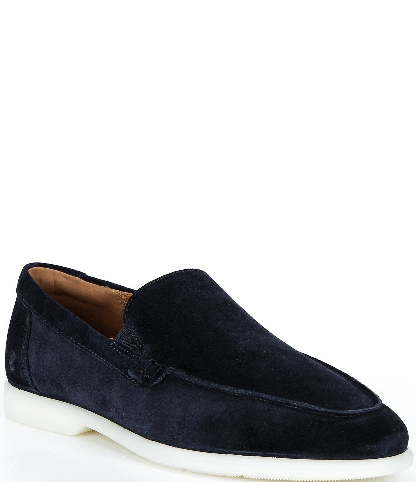 Ecco Men\'s Blue Suede Slip-On Loafers Ecco Blue Slip-Ons for Men | Mercari main image 4