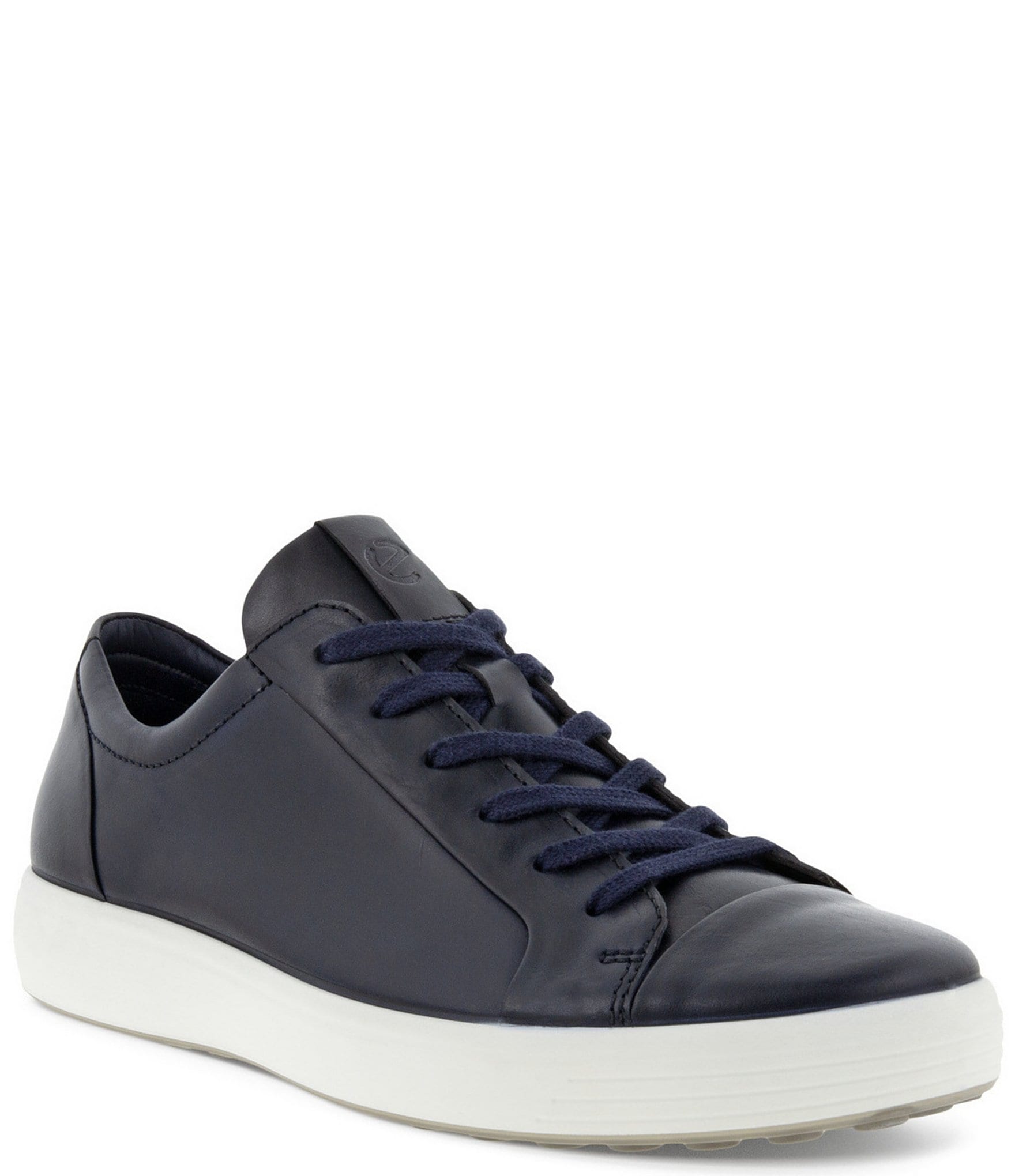 ECCO Men's Soft 7 City Leather Lace-Up Sneakers | Dillard's