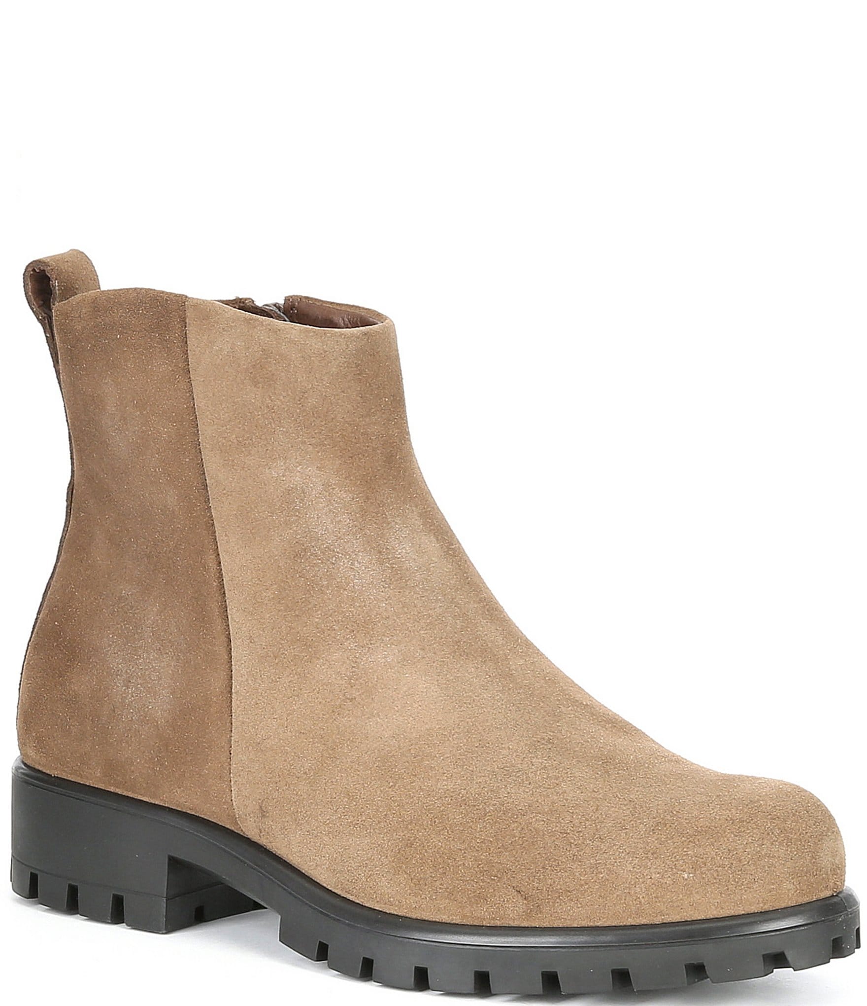 ECCO Modtray Suede Lug Sole Ankle Boots |