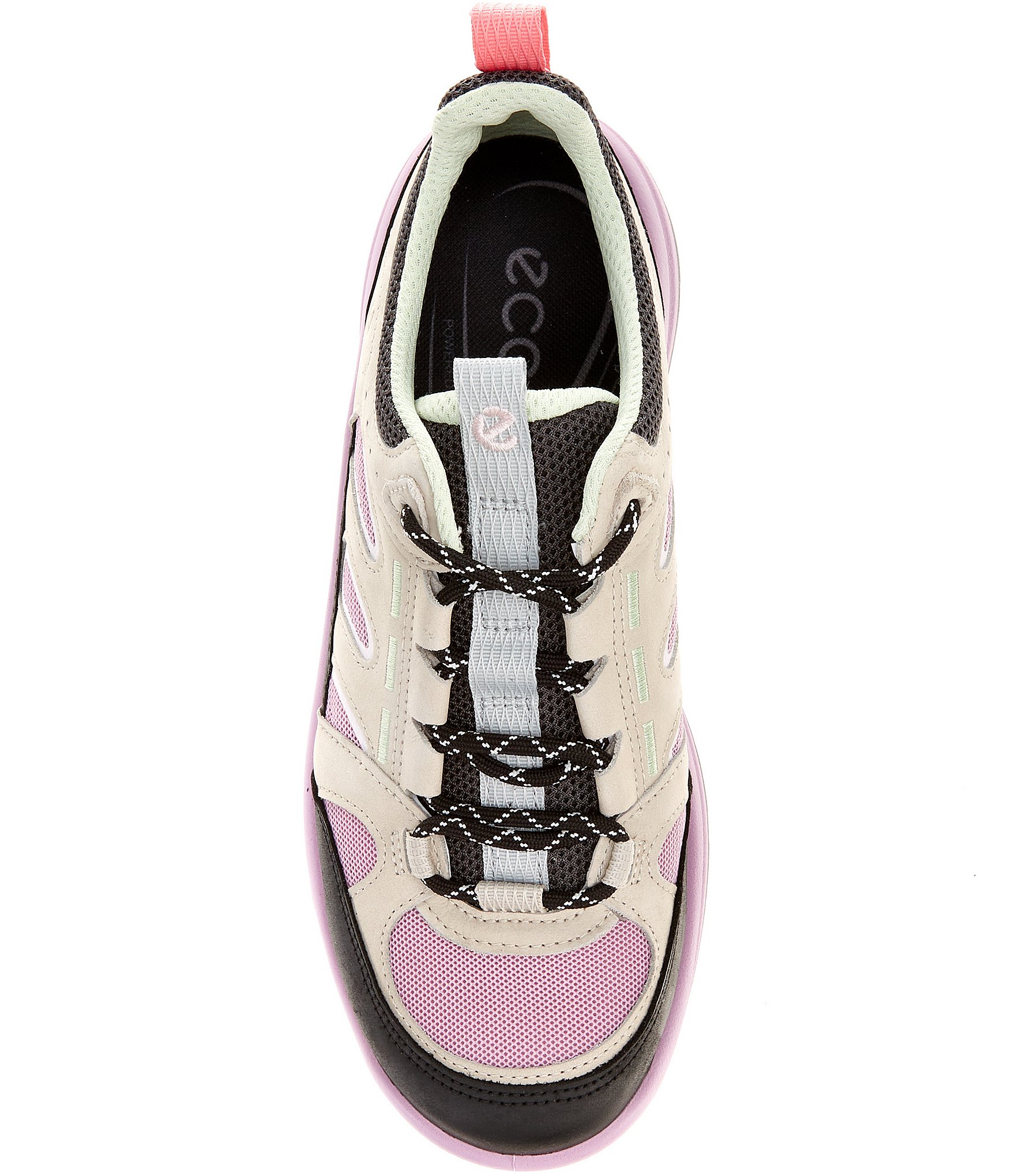 ECCO Offroad Premium Leather Lace Up Sneakers